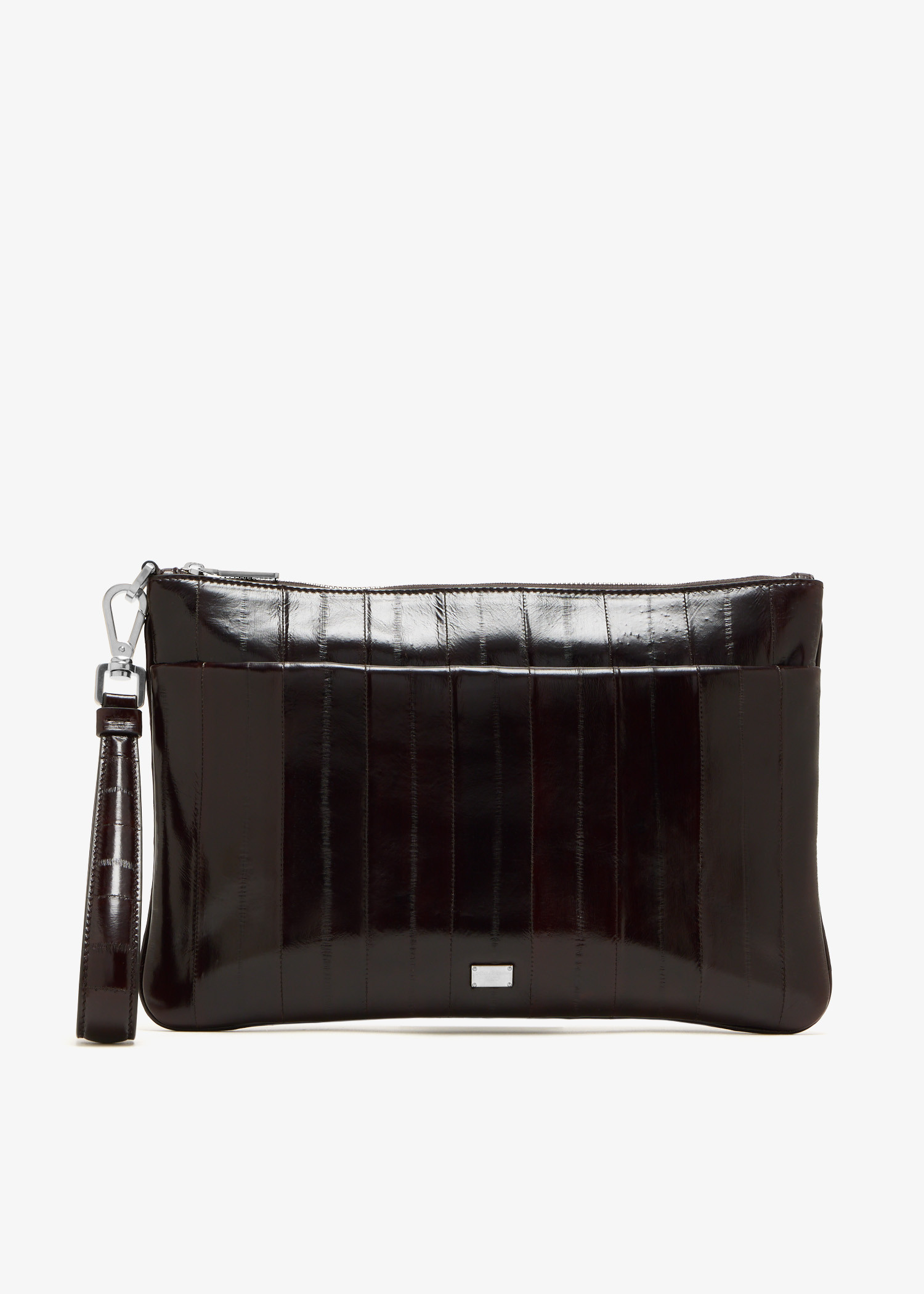 Eel leather necessaire, Brown
Eel leather necessaire, Brown