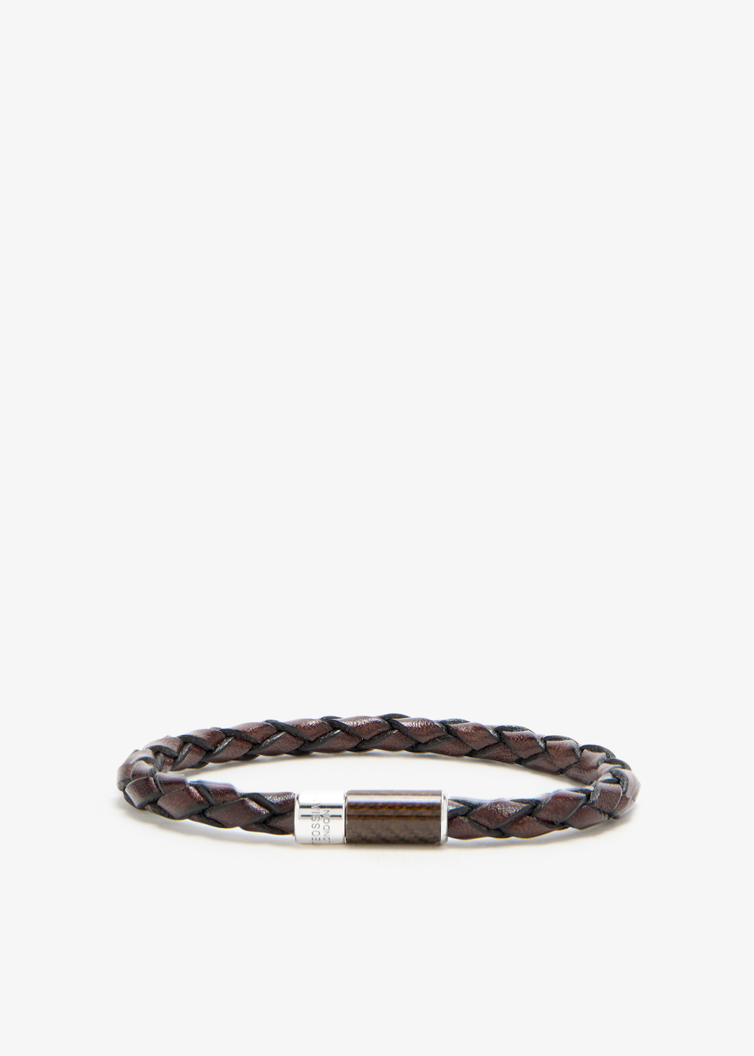 Woven leather bracelet, Brown
Woven leather bracelet, Brown