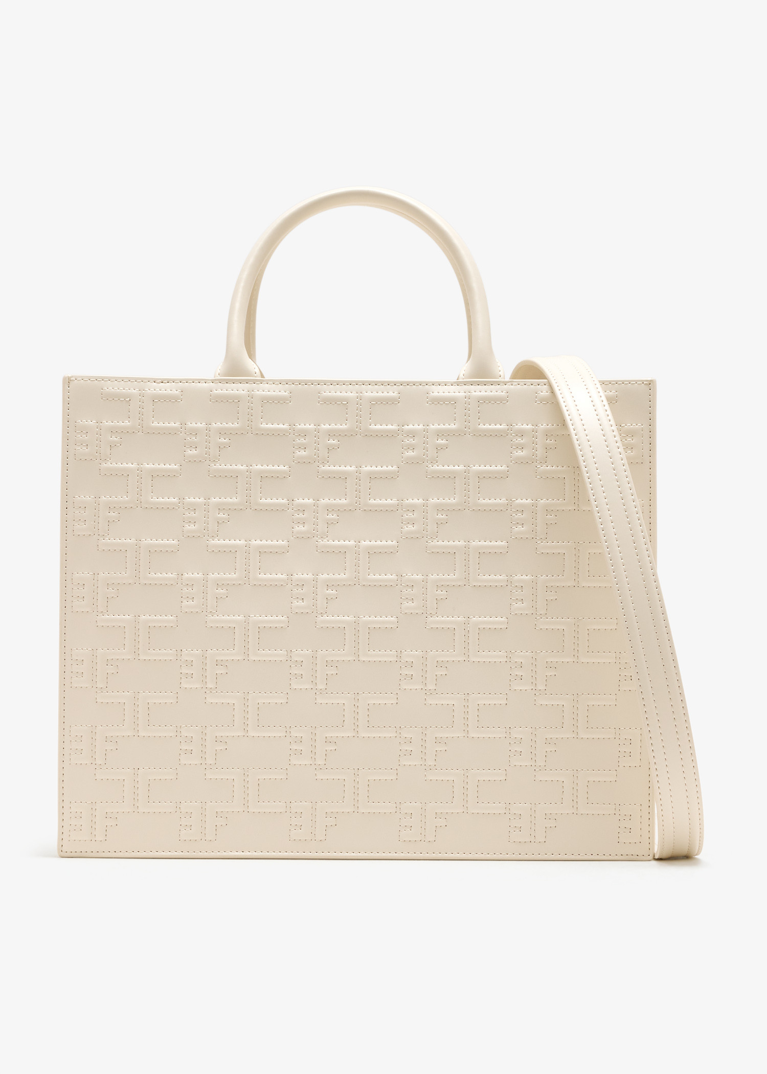 Bold Monogram large shopper bag, Cream
Bold Monogram large shopper bag, Cream