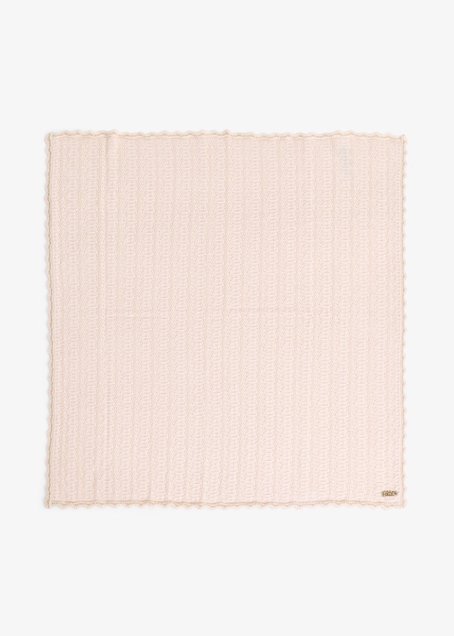 Scalloped trim blanket, Pink
Scalloped trim blanket, Pink