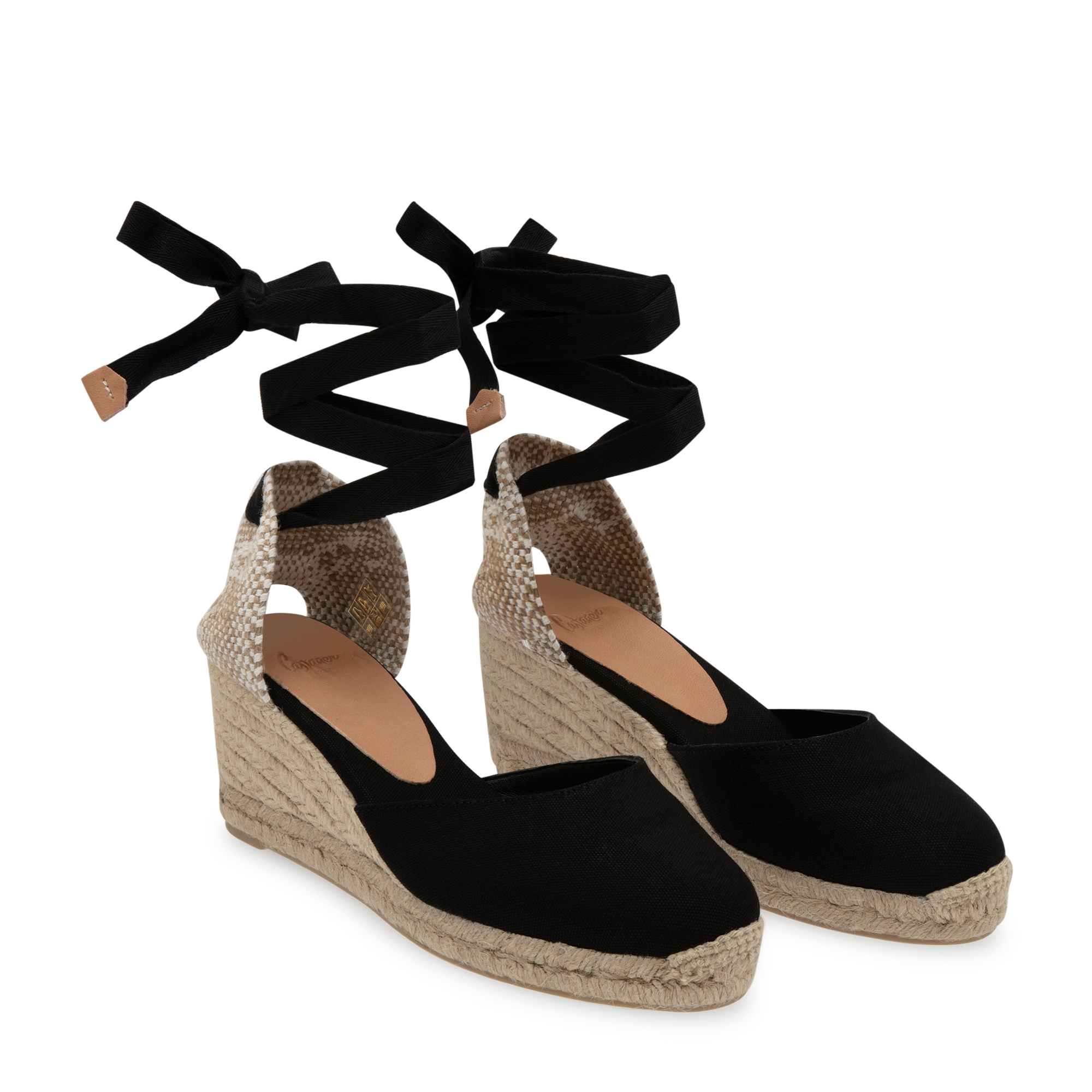Carina wedge espadrilles, Black