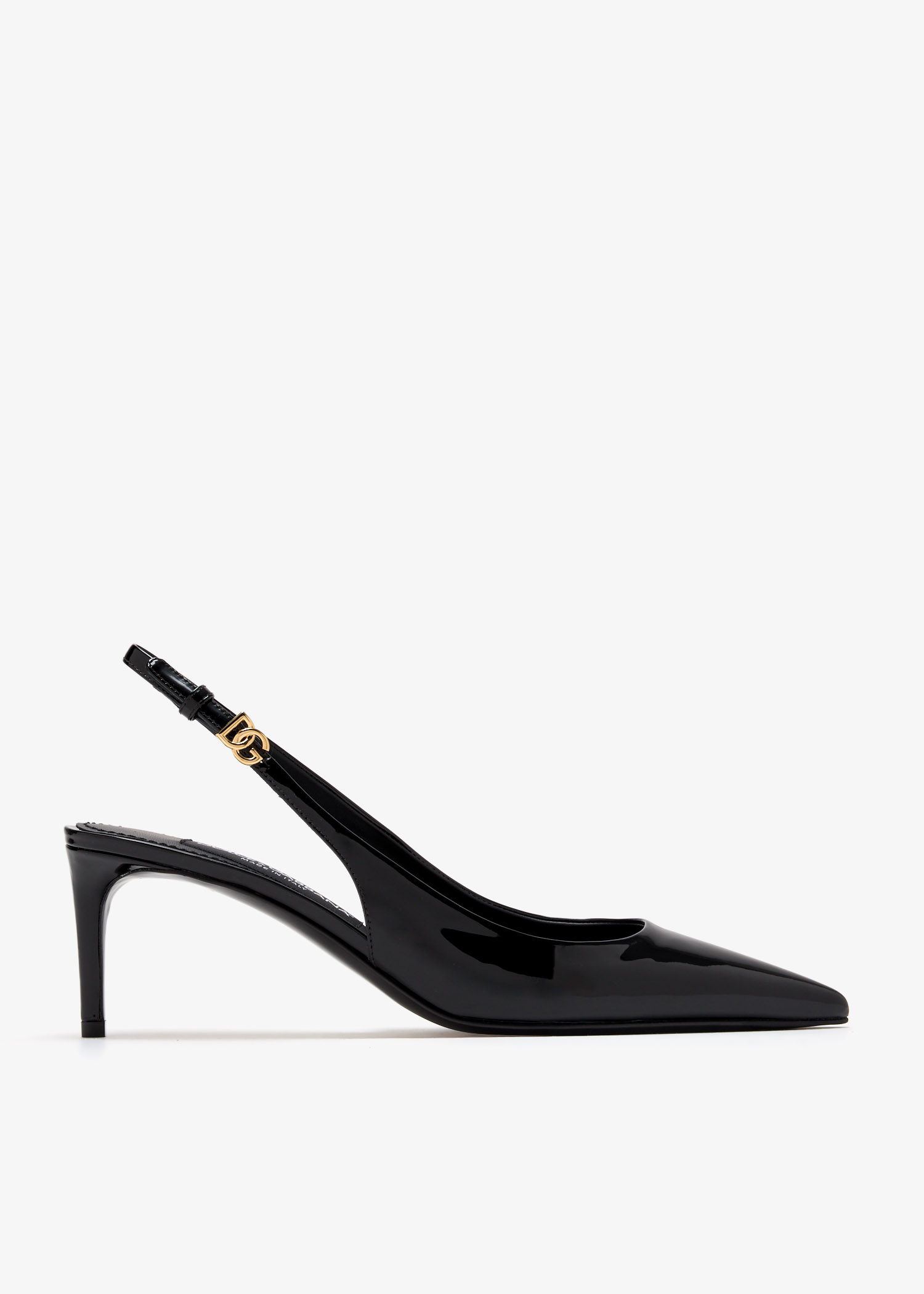 Patent leather slingbacks, Black
Patent leather slingbacks, Black