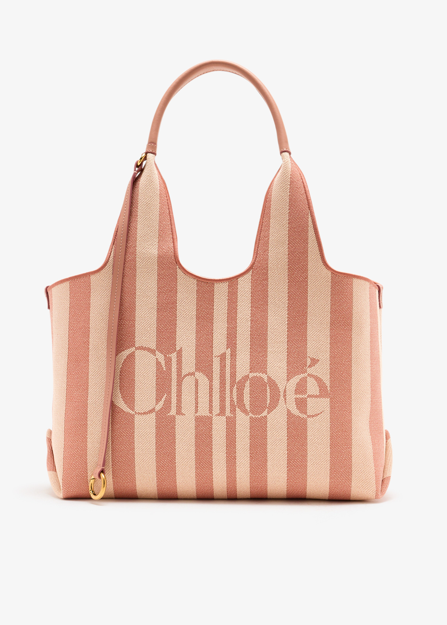 Stripy large tote bag, Beige
Stripy large tote bag, Beige
