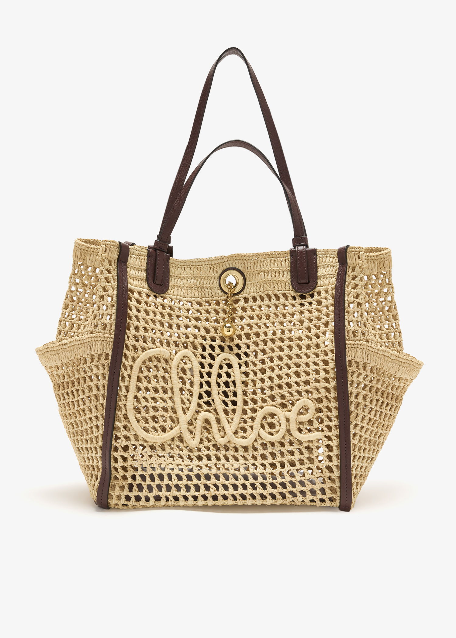 Iconic double carry bag, Beige
Iconic double carry bag, Beige