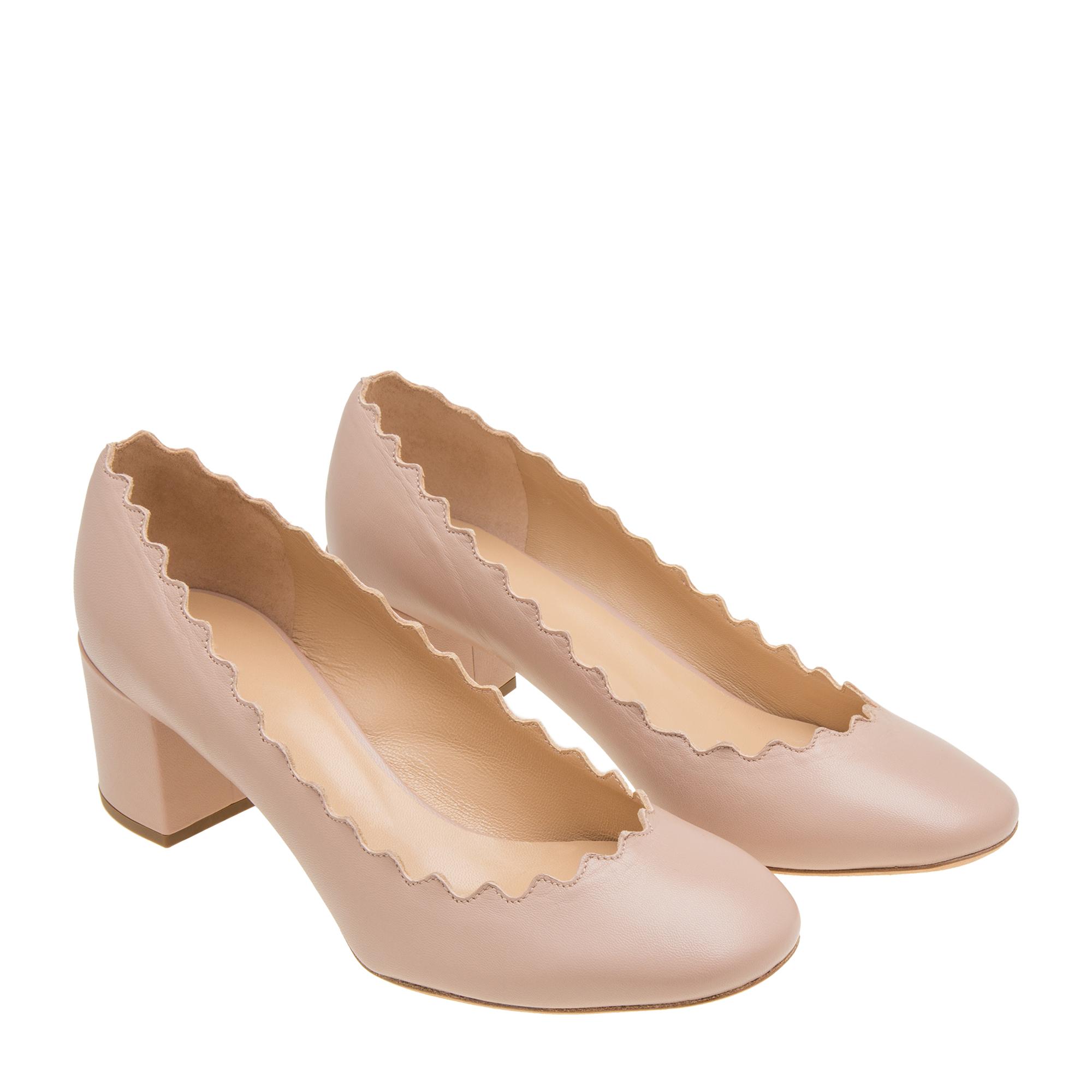 Lauren leather pumps, Pink
