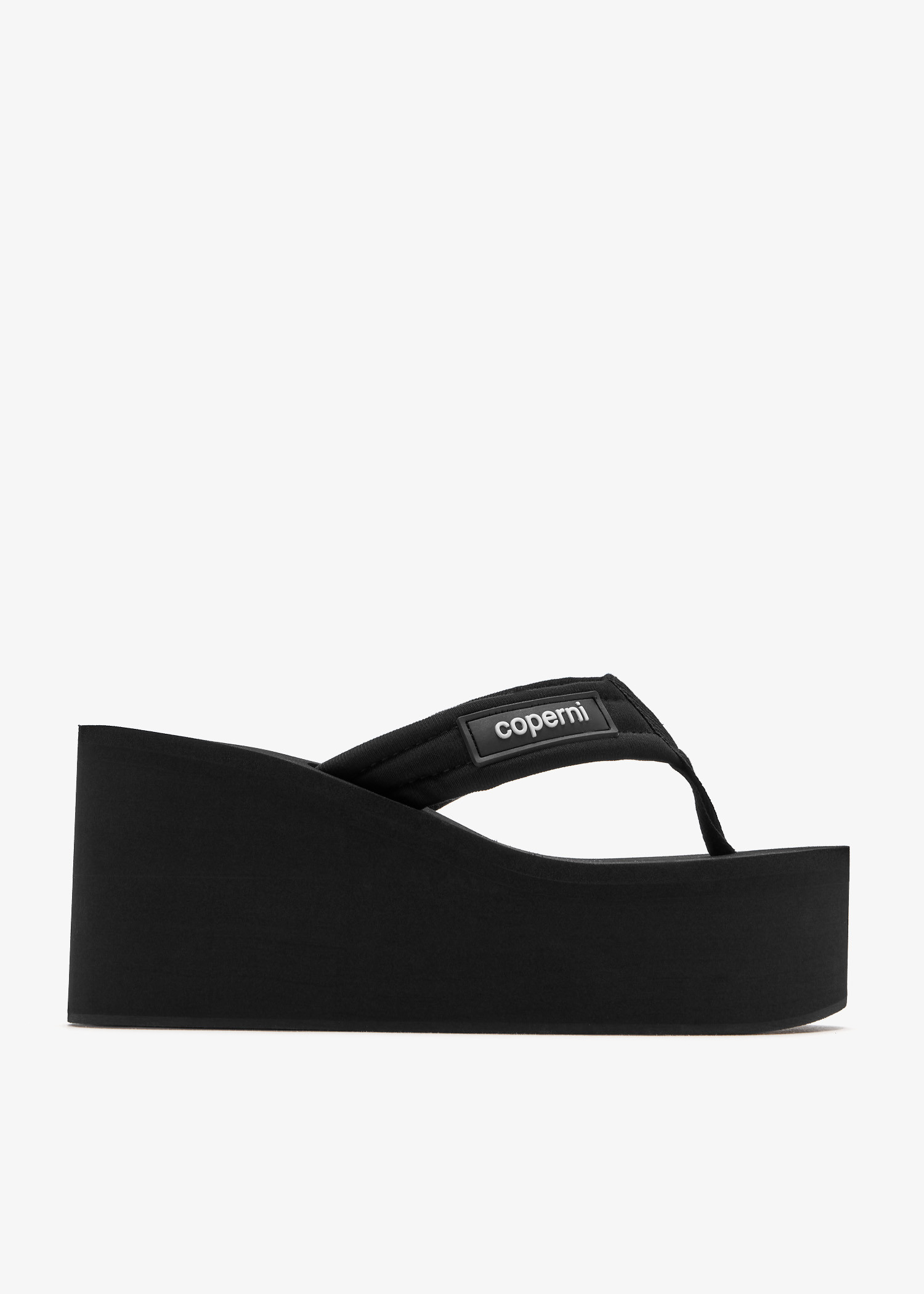 Branded wedge sandals, Black
Branded wedge sandals, Black