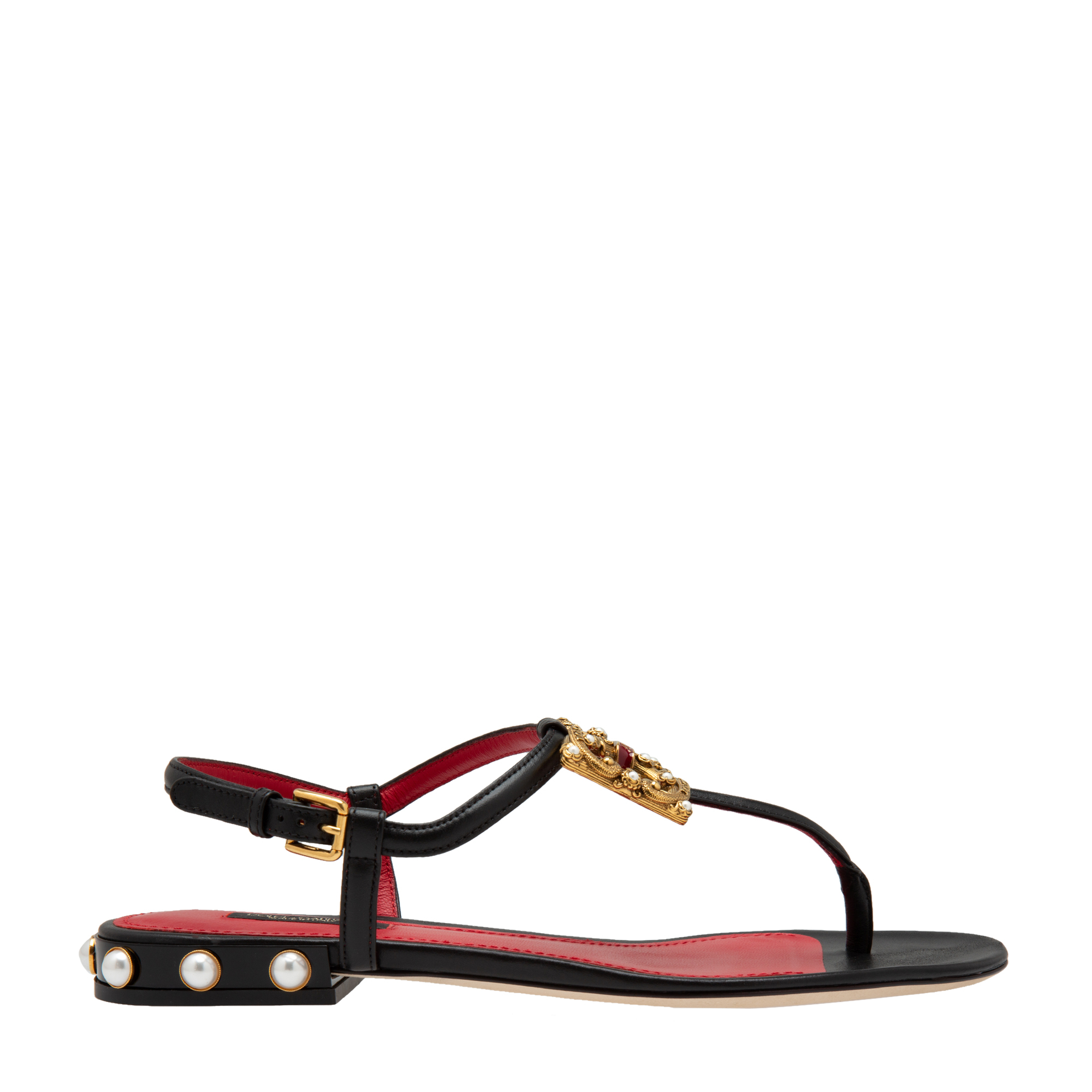 Leather sandals, Black 
Leather sandals, Black