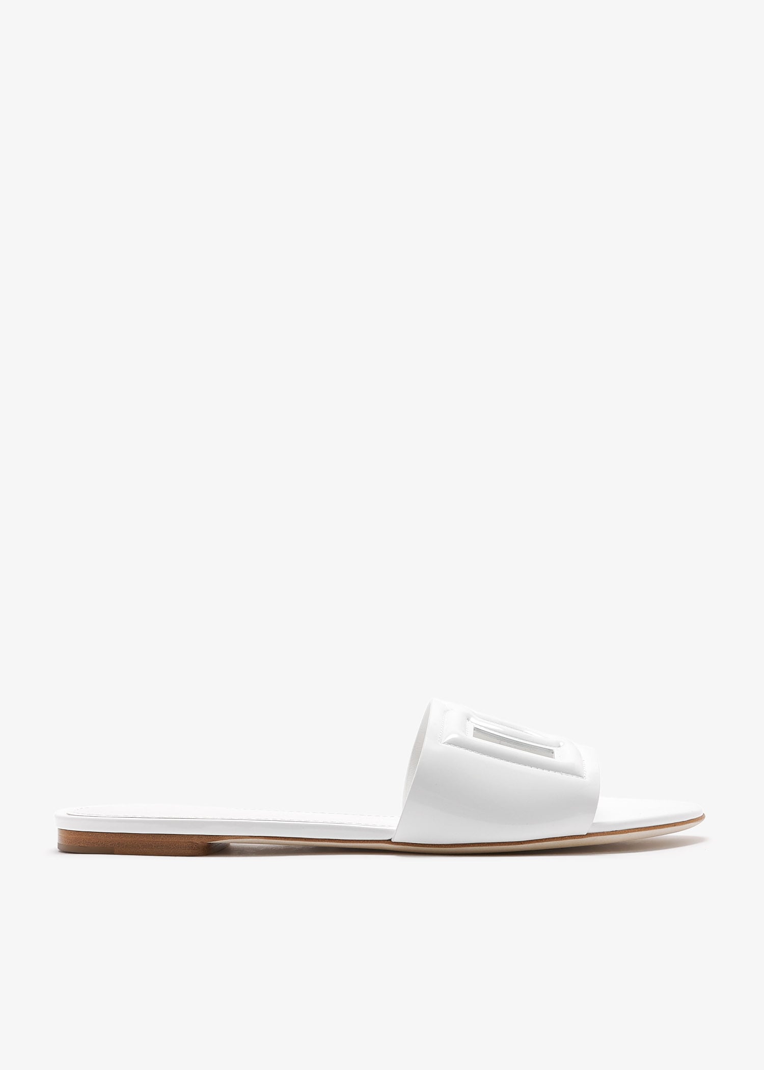 DG logo flat sandals, White
DG logo flat sandals, White