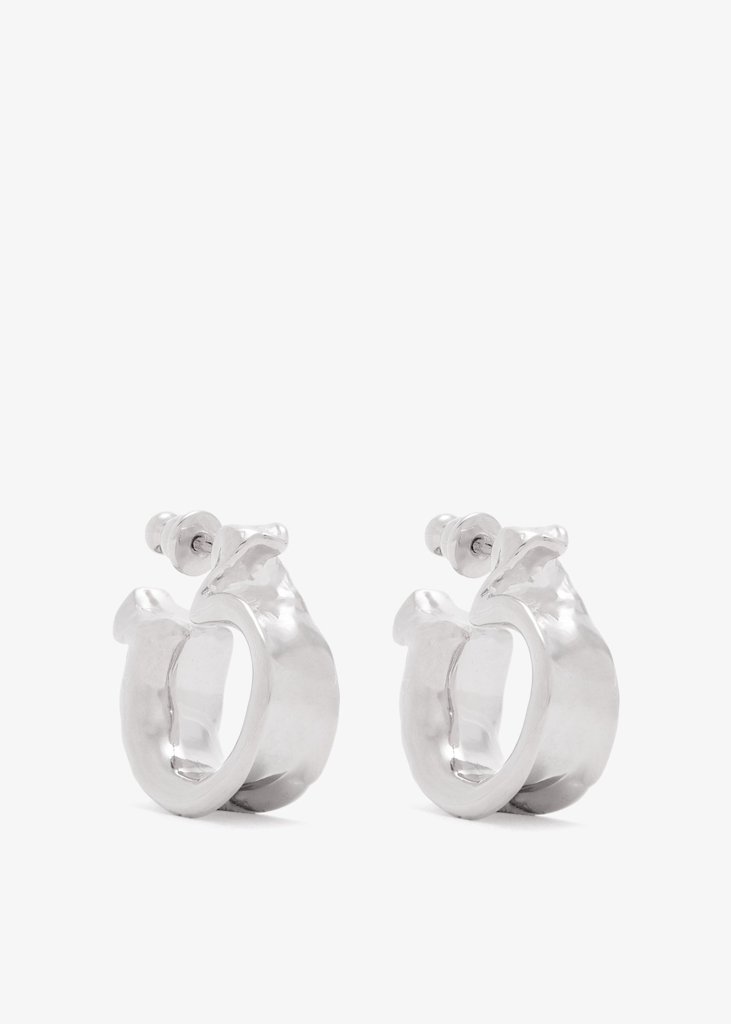 Lil Faïence hoops, Silver
Lil Faïence hoops, Silver