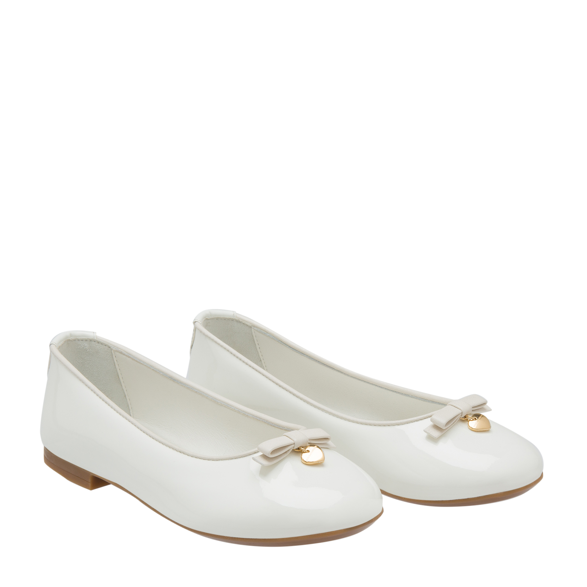 Leather ballerinas, Brown