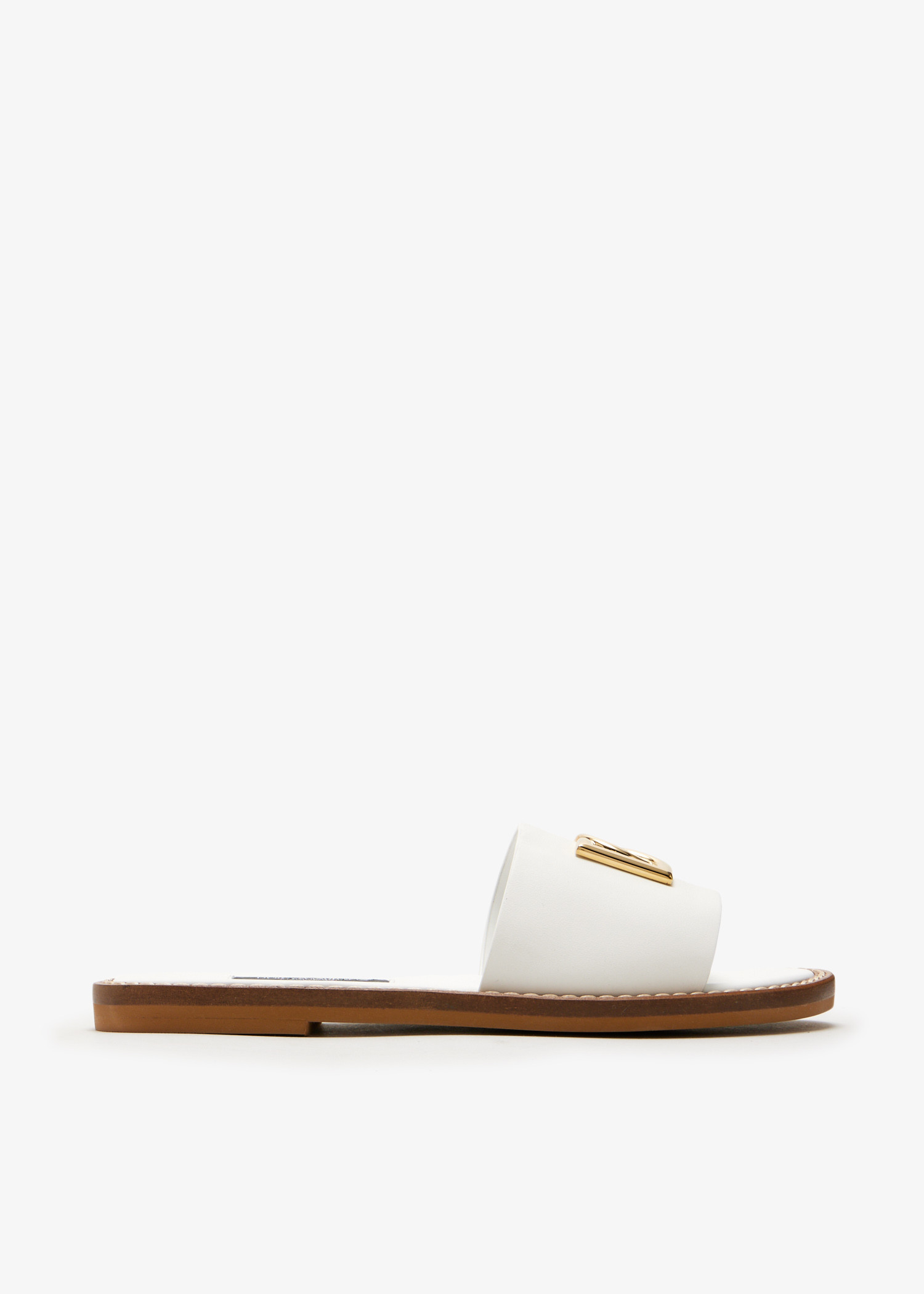 DG logo slide sandals, White
DG logo slide sandals, White