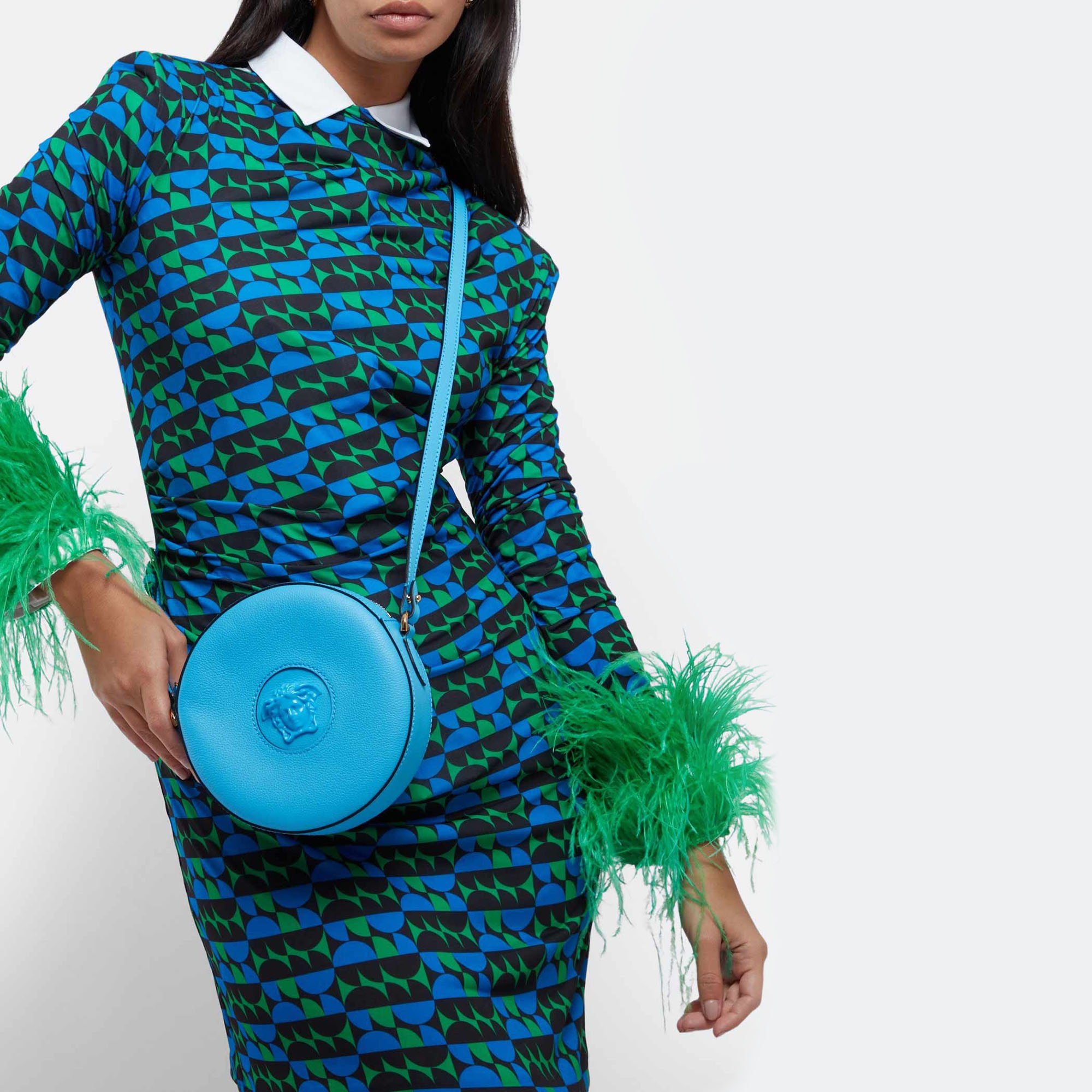 La Medusa camera crossbody bag, Blue