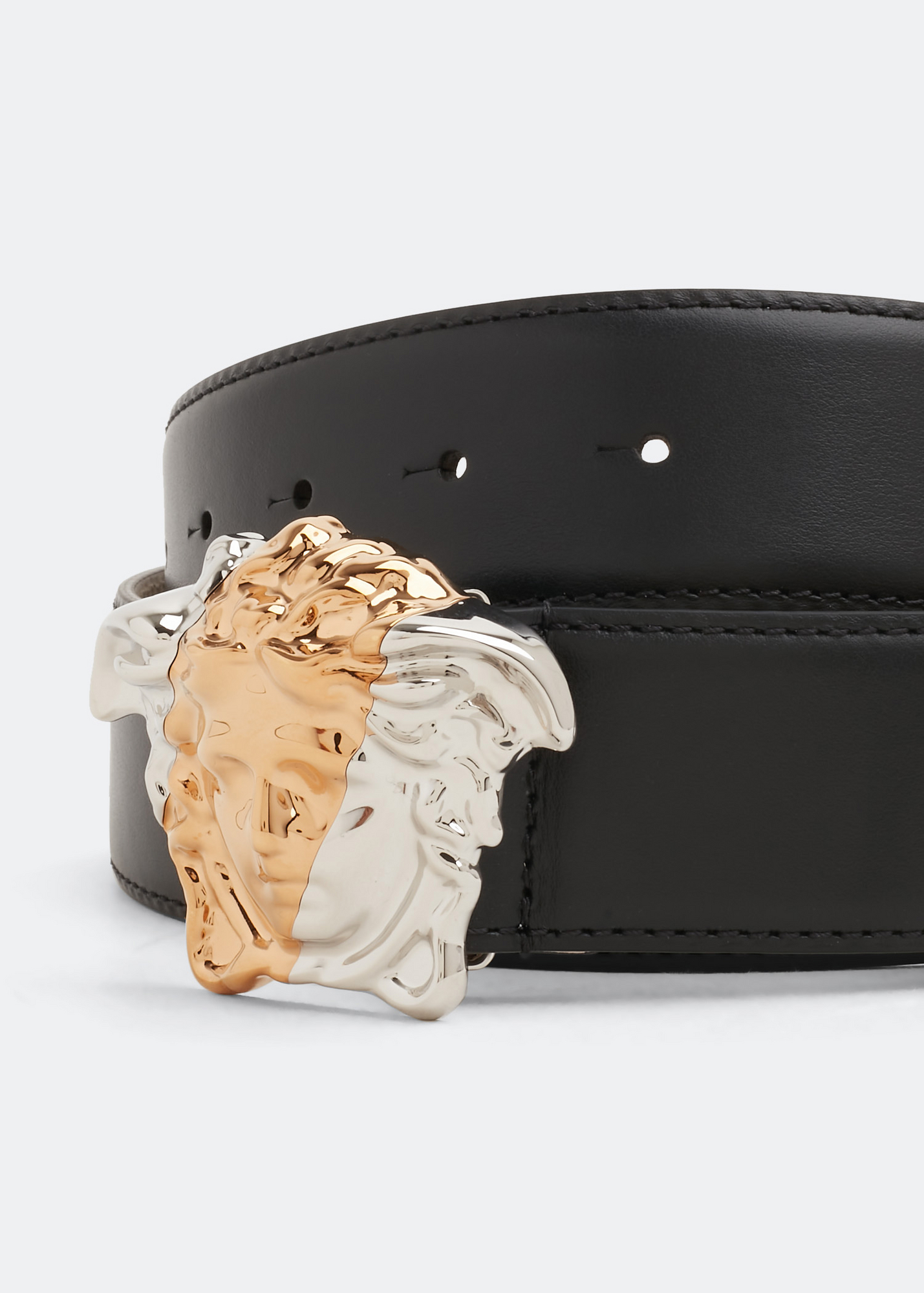 La Medusa leather belt, Black
