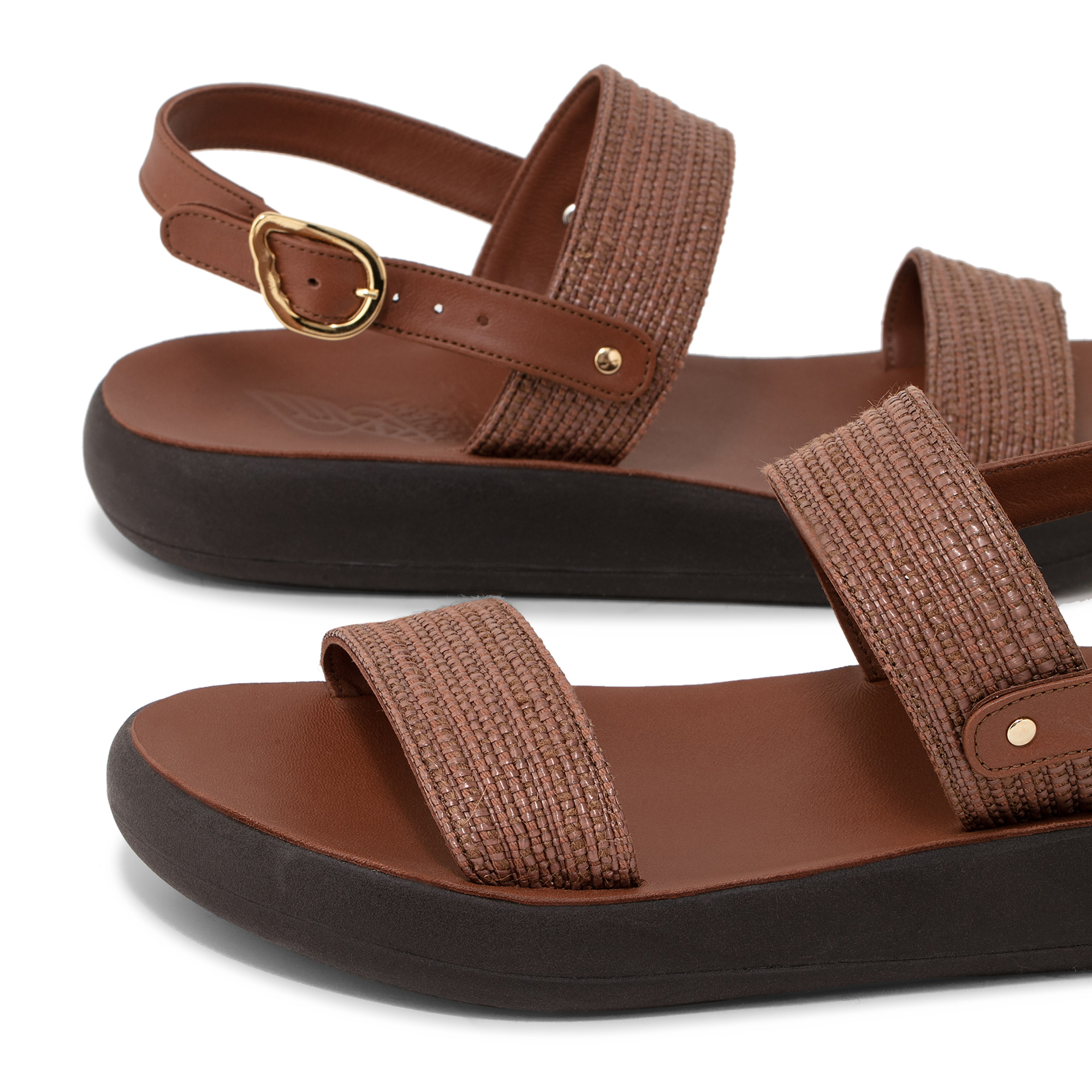 Dinami sandals, Brown