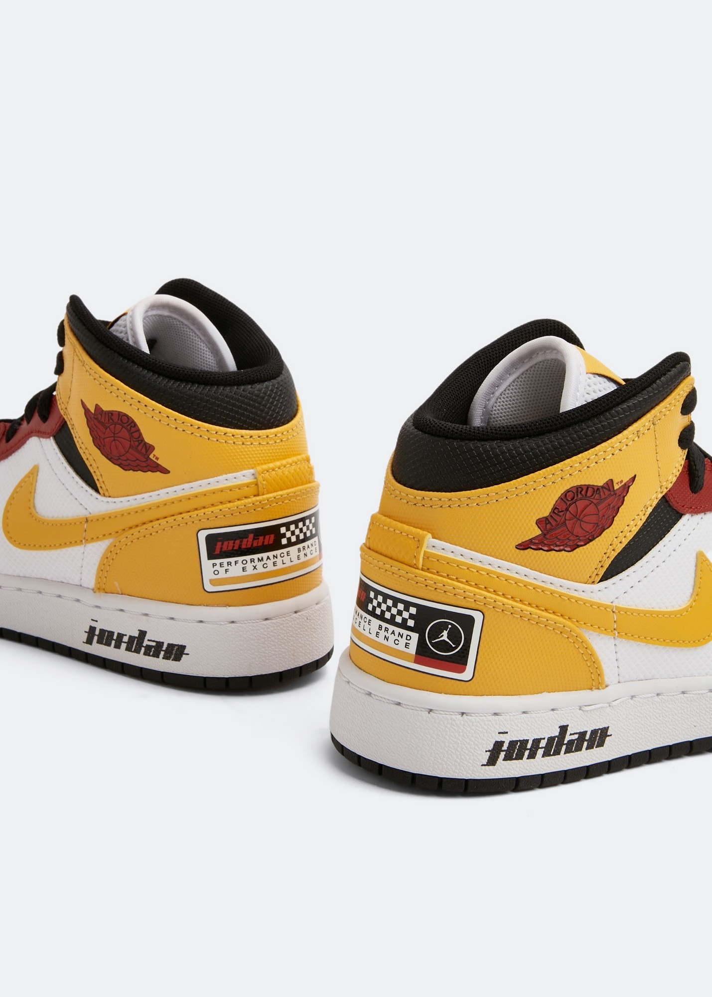 Air Jordan 1 Mid 'Motorsport' sneakers, Multi-coloured