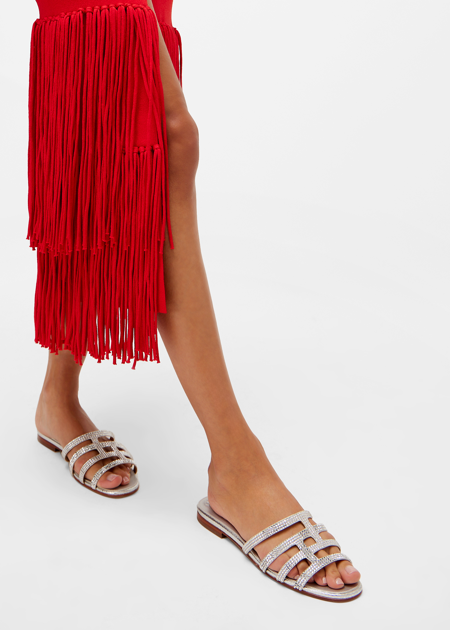 Dorcas sandals, Silver