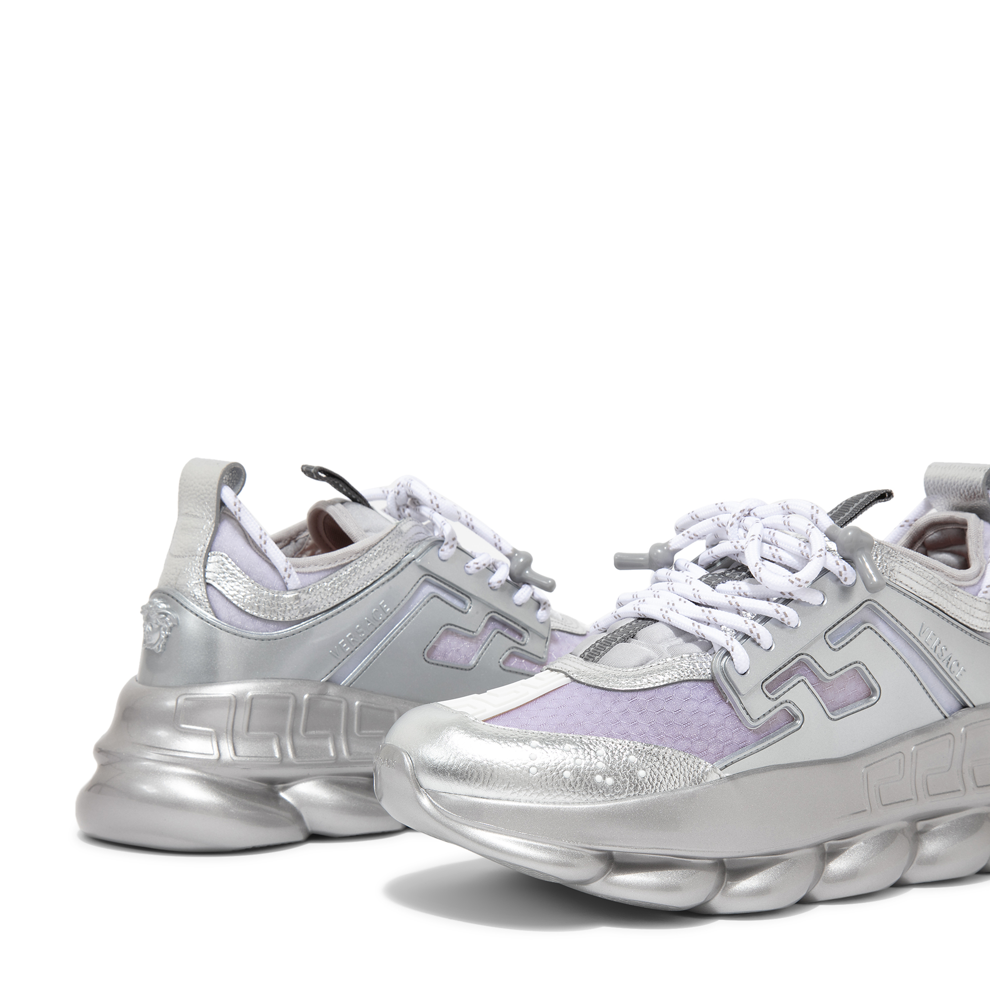 Chain Reaction sneakers, Silver