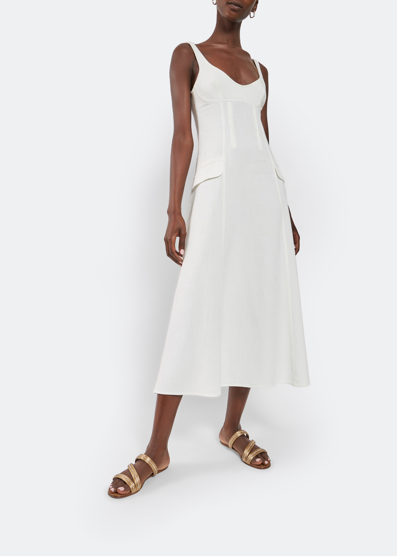 x Level Shoes Elmira sandals, Gold