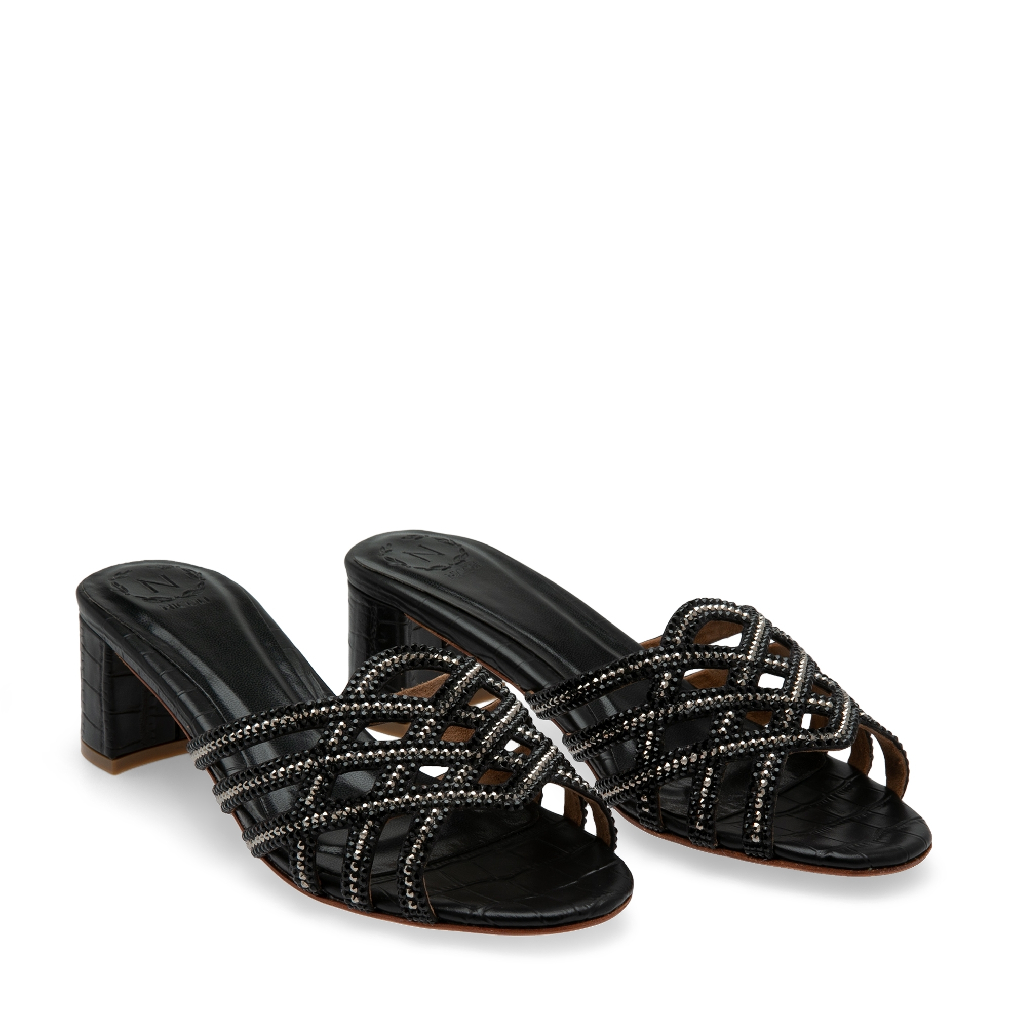 Fealty sandals, Black