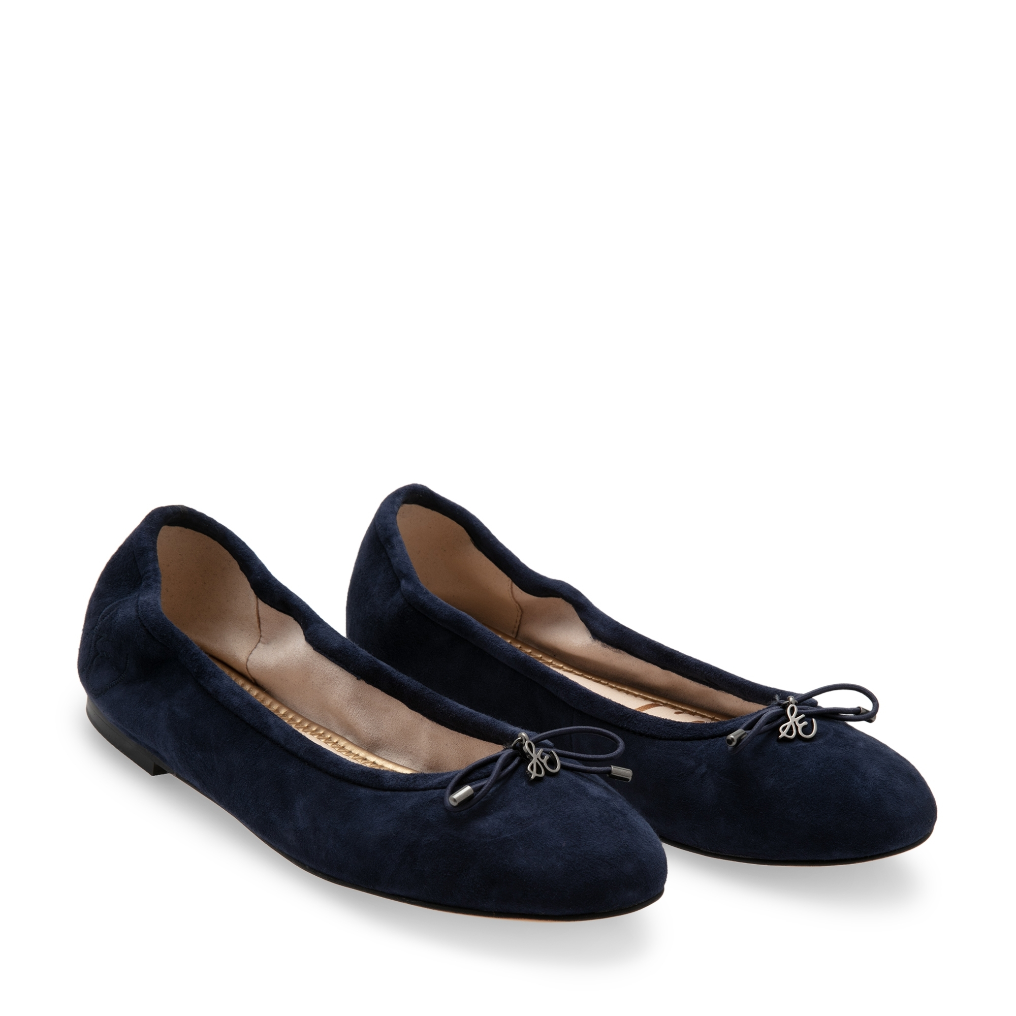 Felicia leather ballerinas, Blue