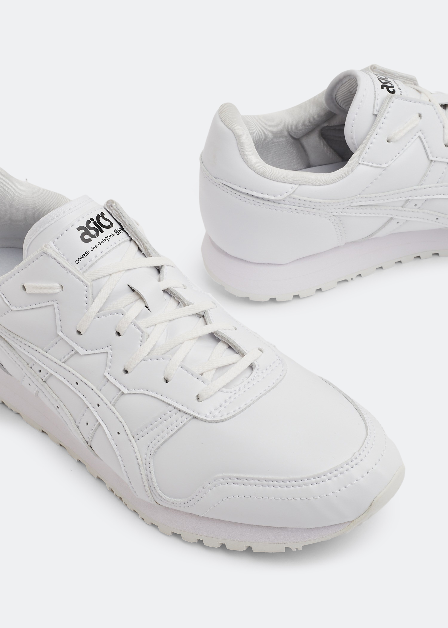 x ASICS leather sneakers, White