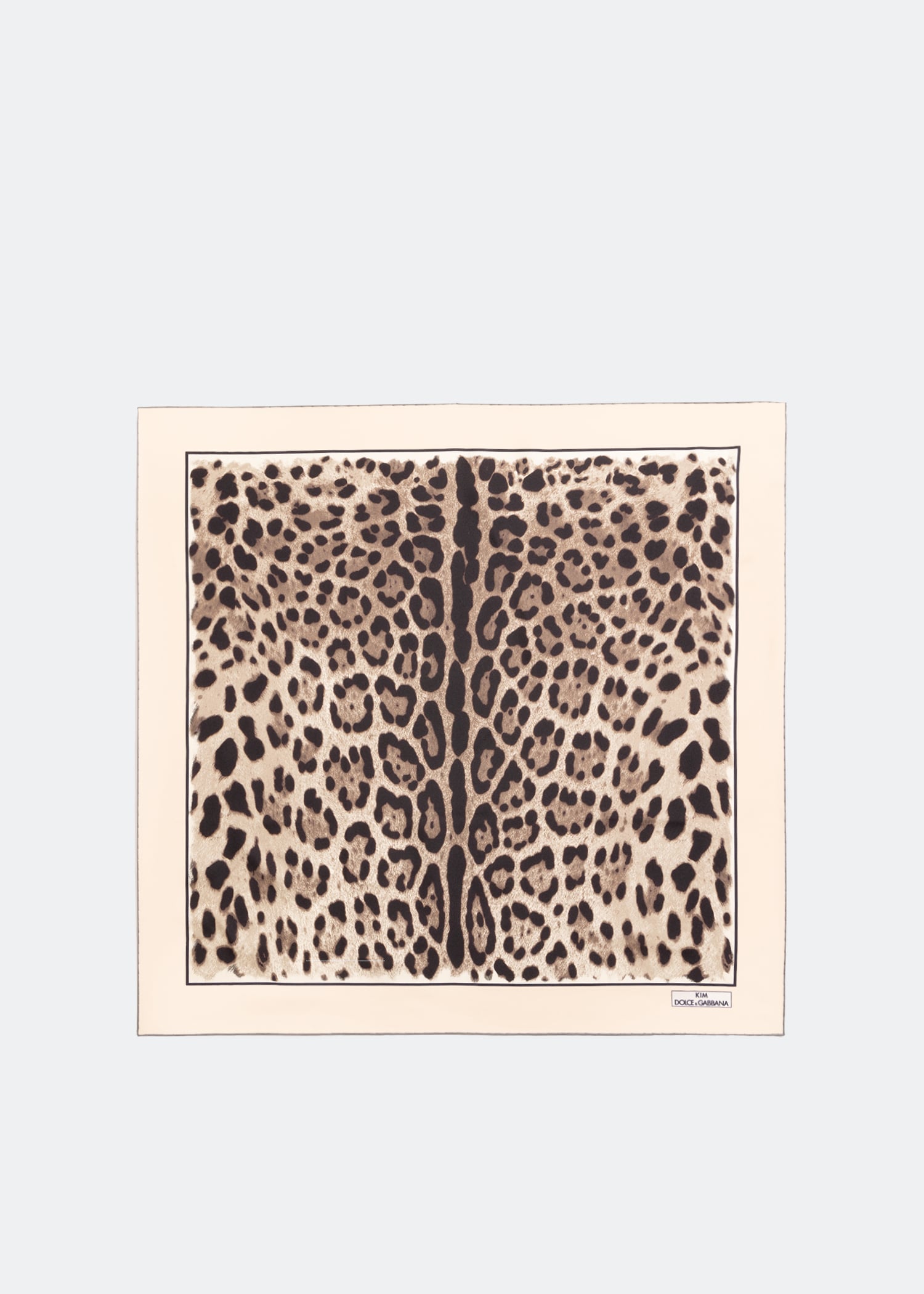 Leopard-print twill scarf, Animal printed
Leopard-print twill scarf, Animal printed