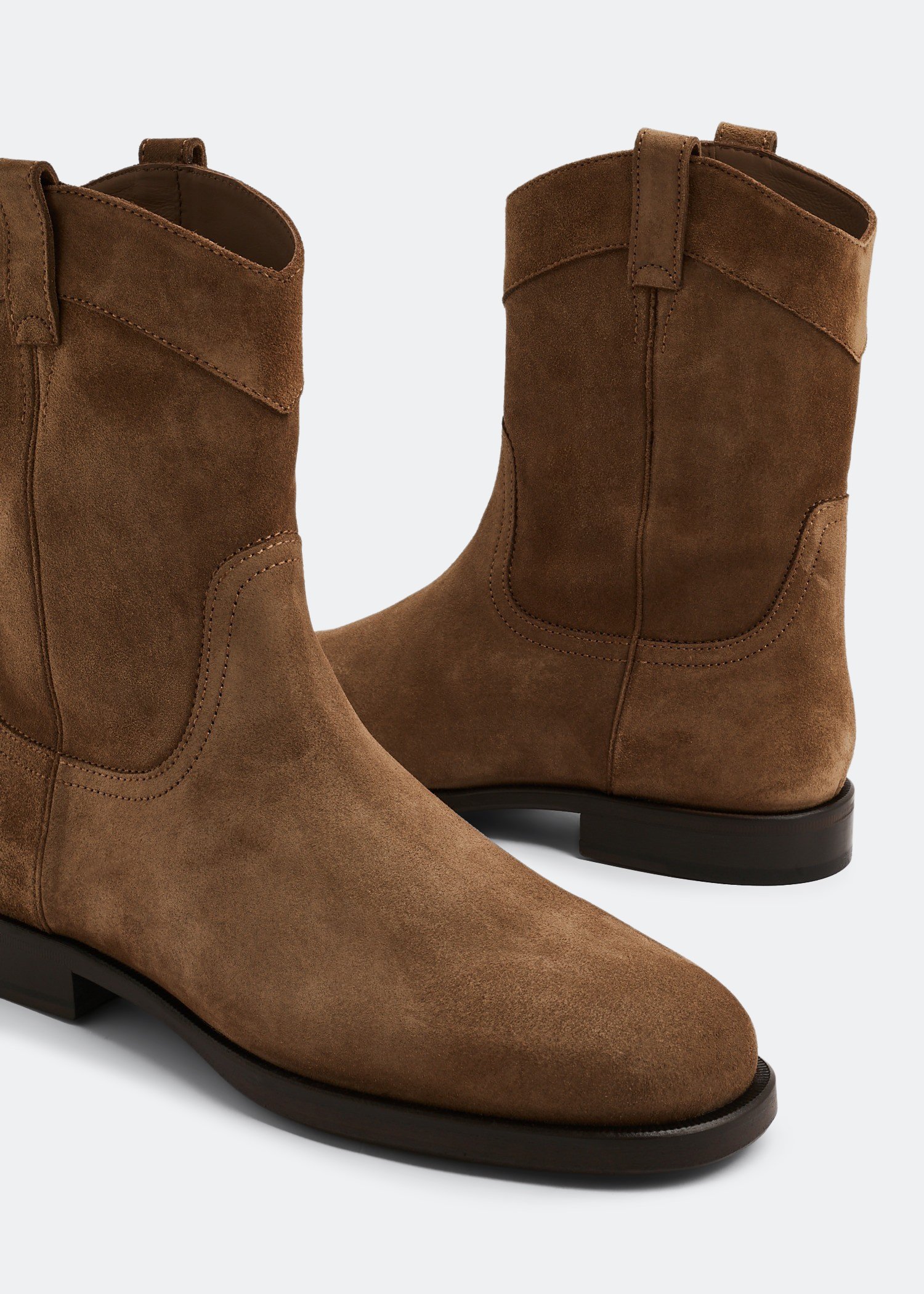 Western boots, Brown