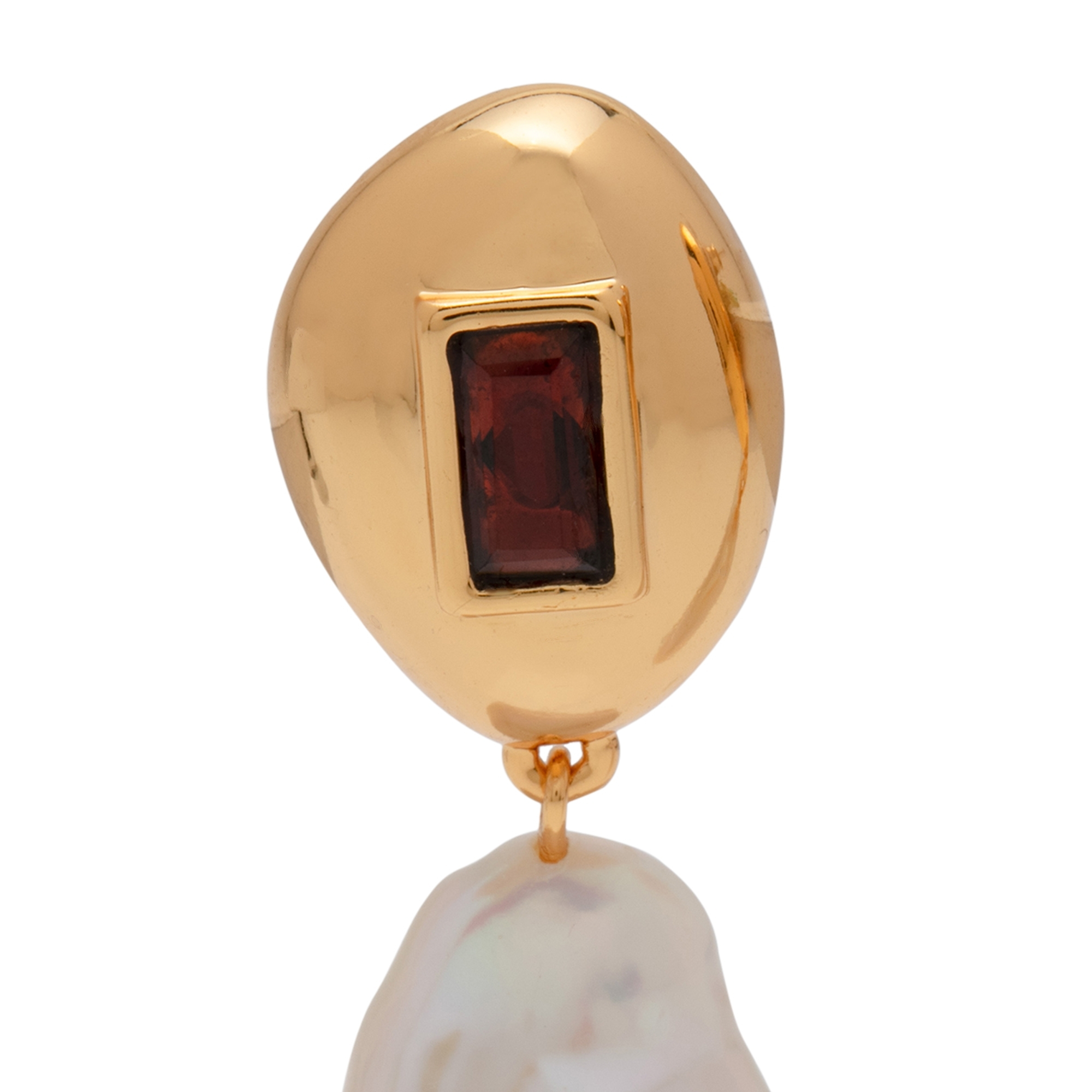 Royal Pearl earrings, Gold
