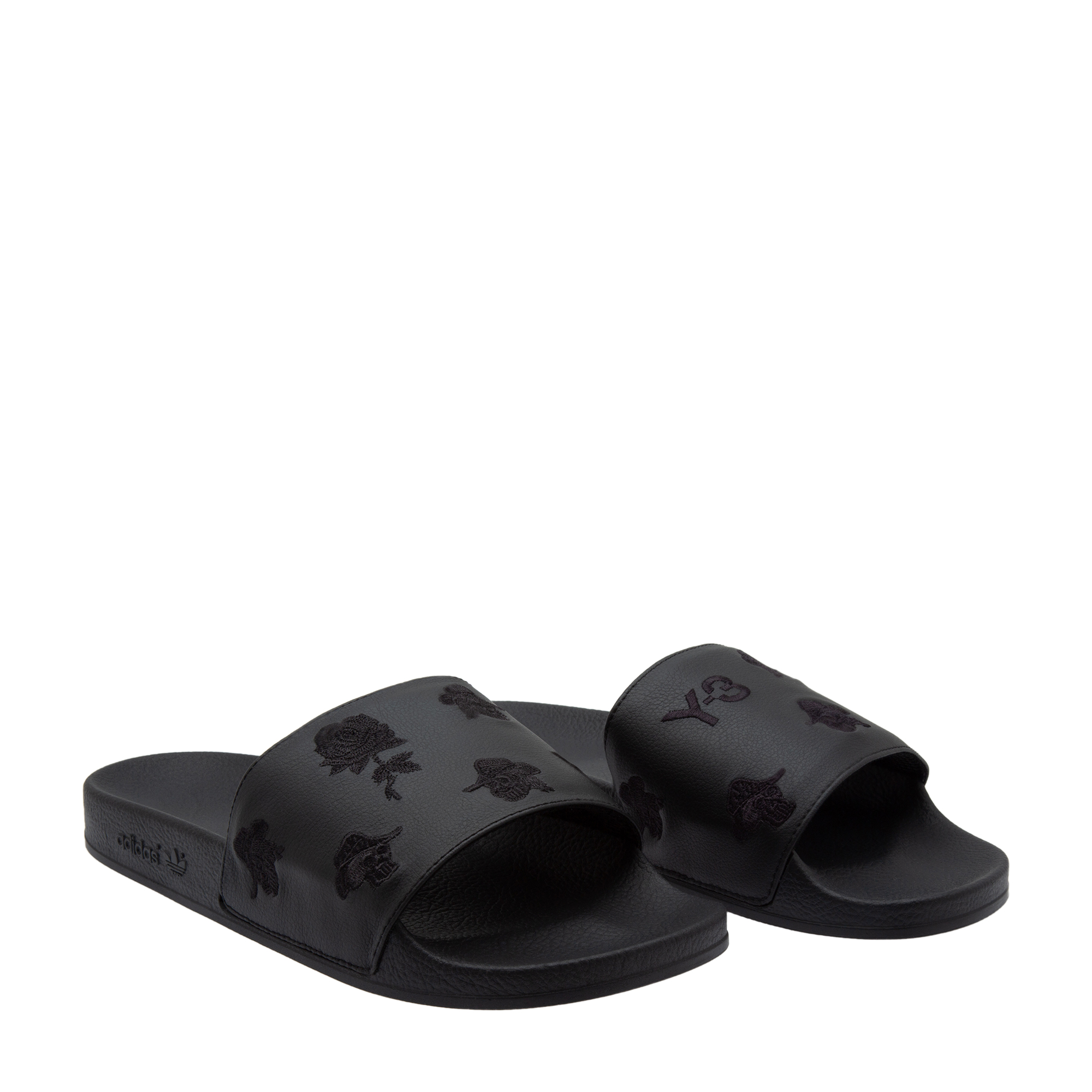 Adilette slides, Black