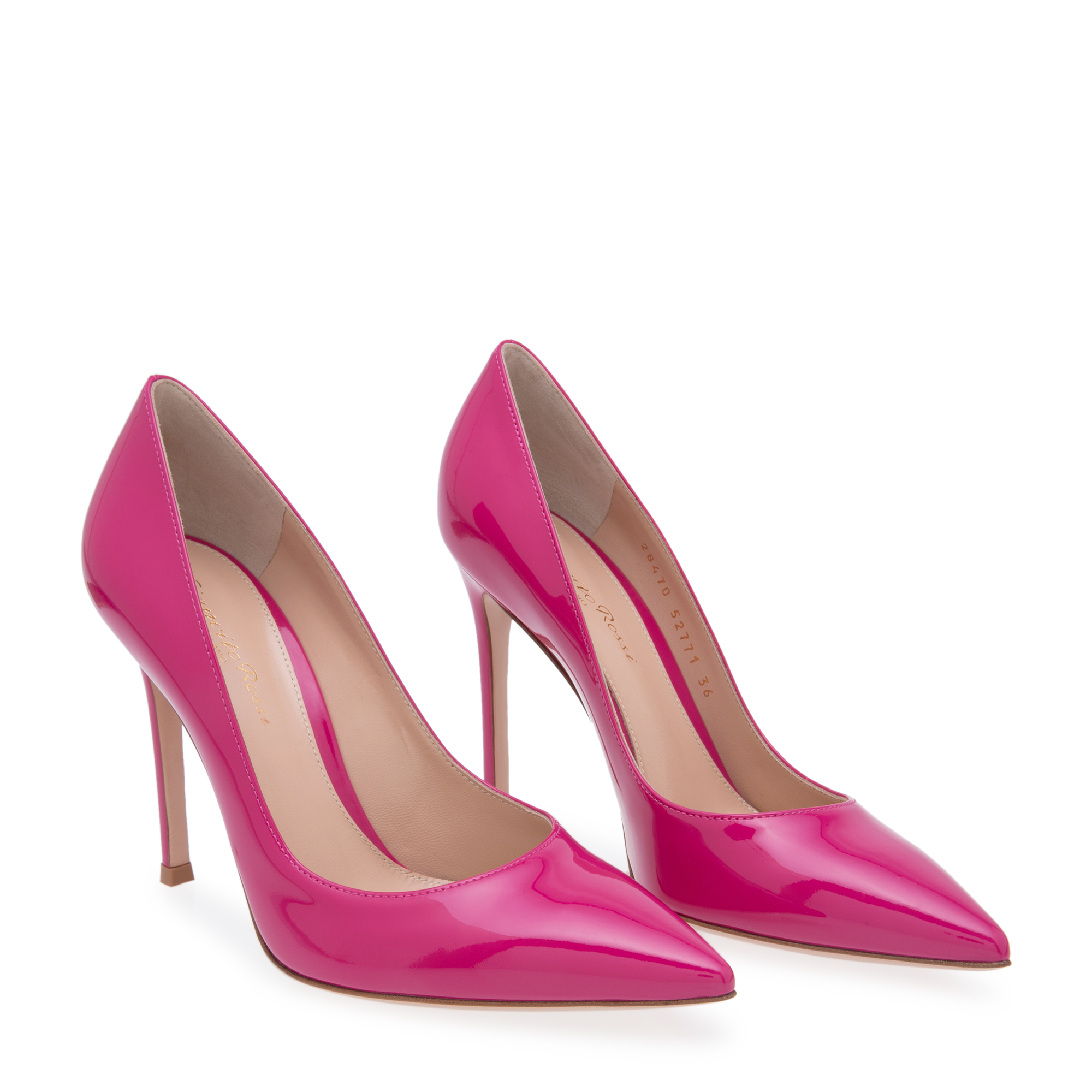 Gianvito patent leather pumps, Pink