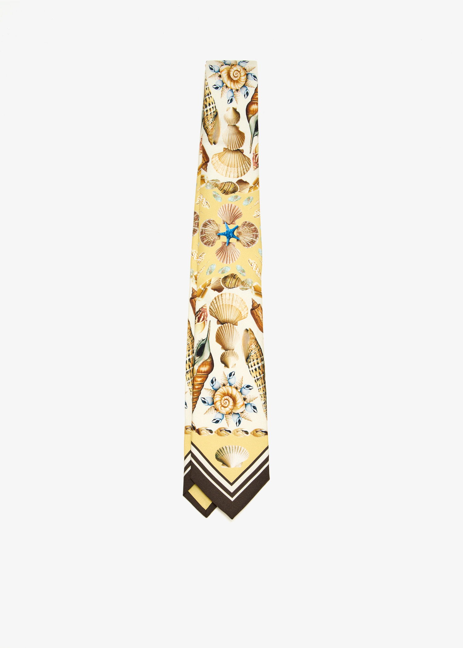Shell-print tie, Printed
Shell-print tie, Printed
