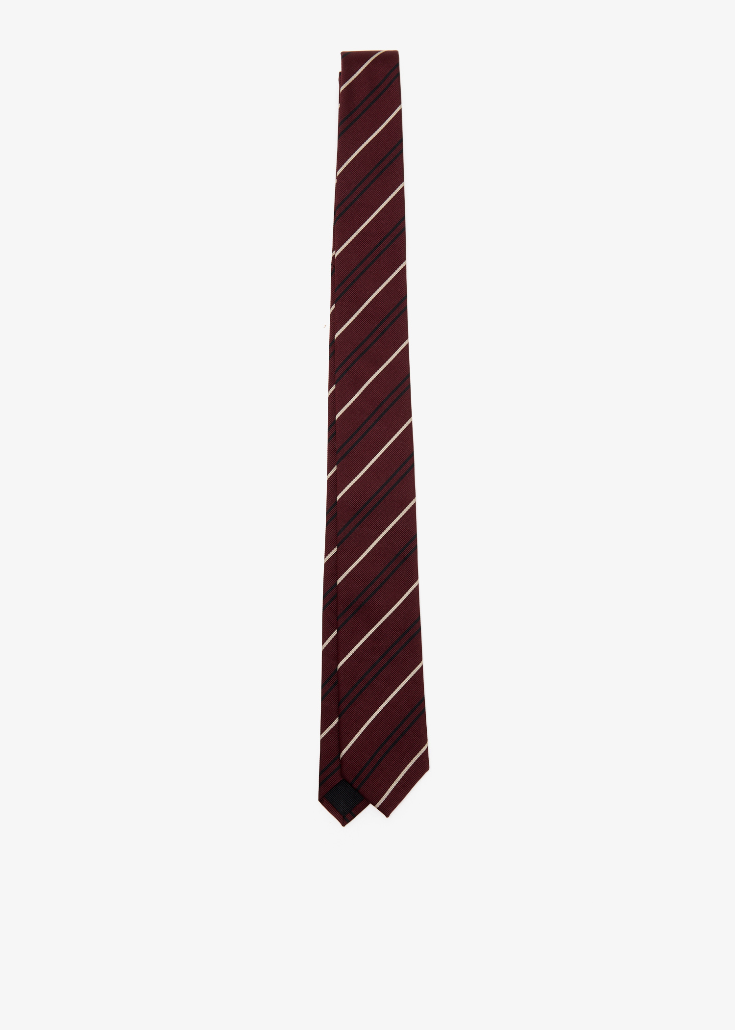 Striped jacquard tie, Burgundy
Striped jacquard tie, Burgundy