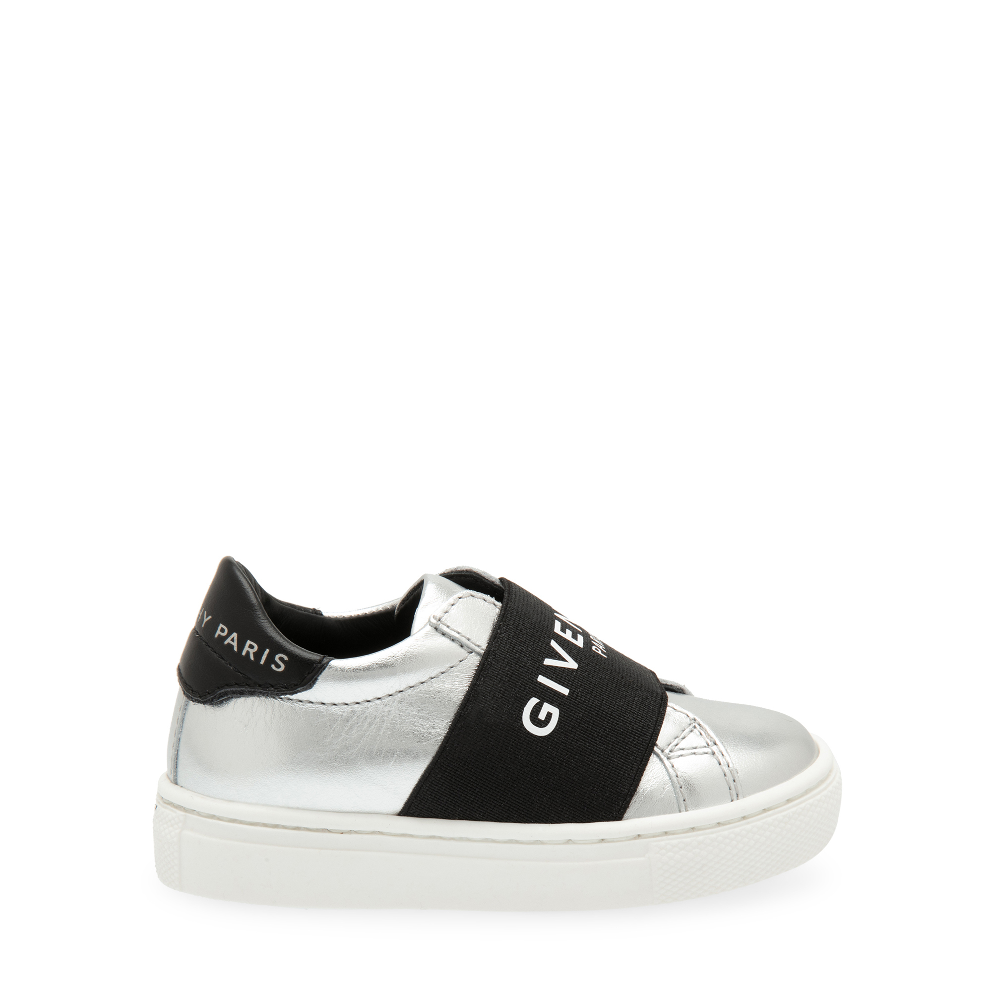 Leather sneakers, Silver