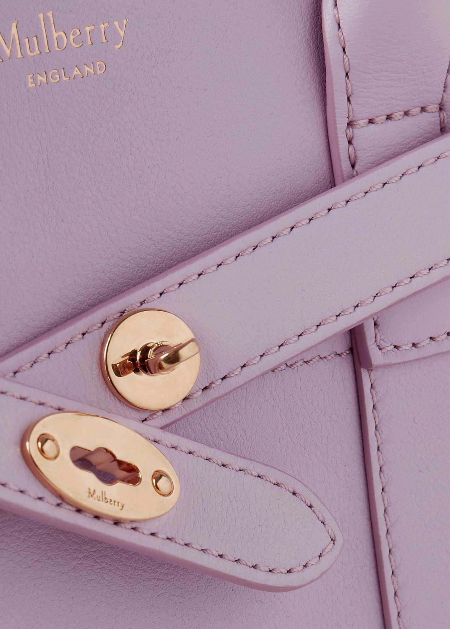 Mini Zipped Bayswater bag, Purple