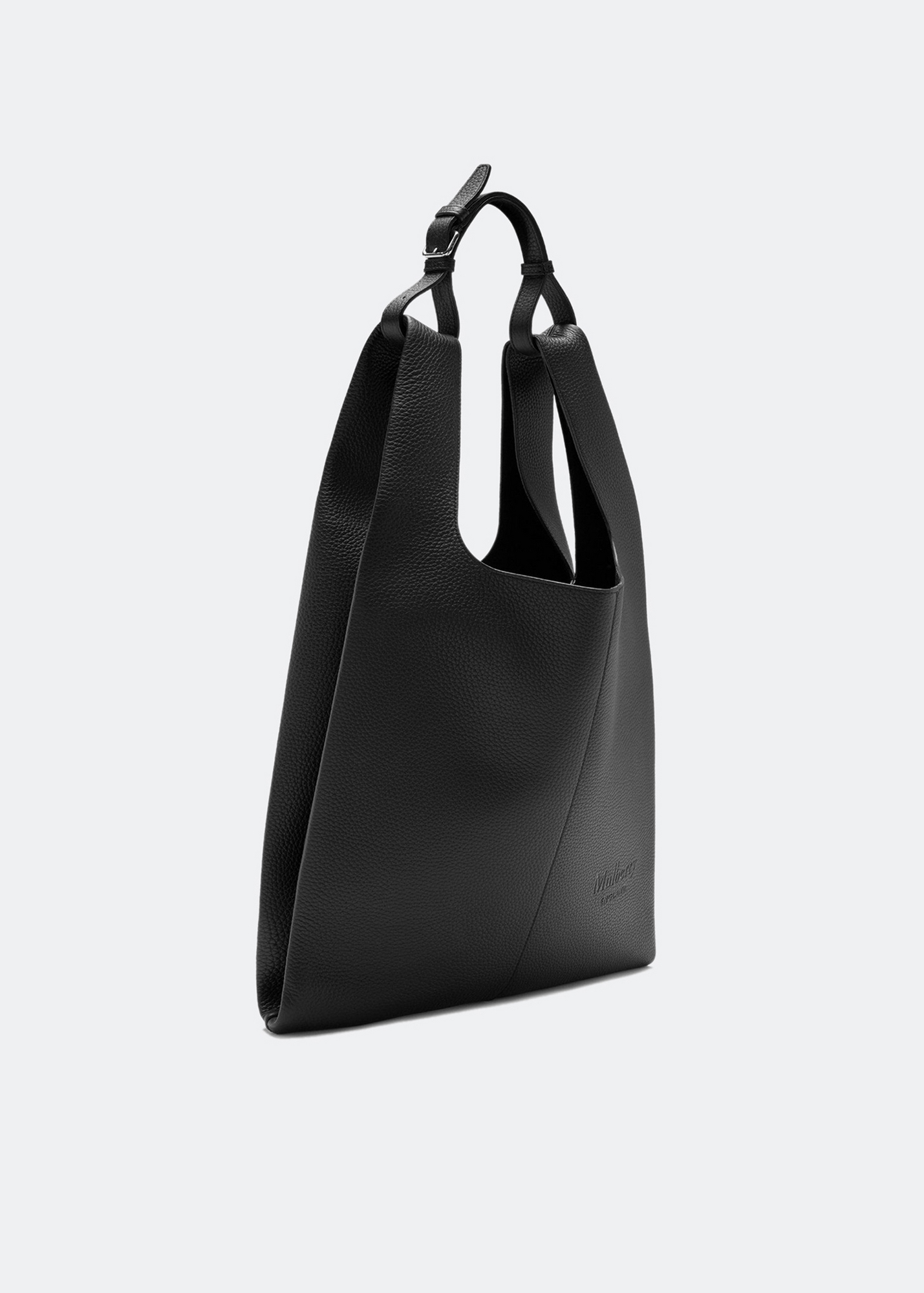 Oversized Portobello tote bag, Black