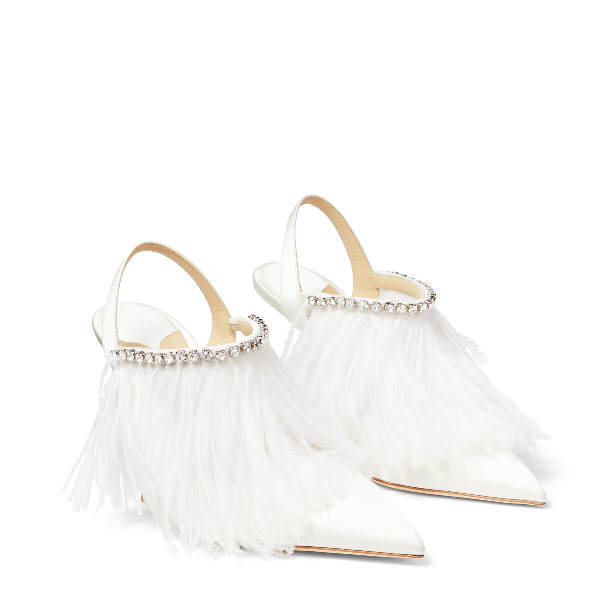 Ambre 100 pumps, White