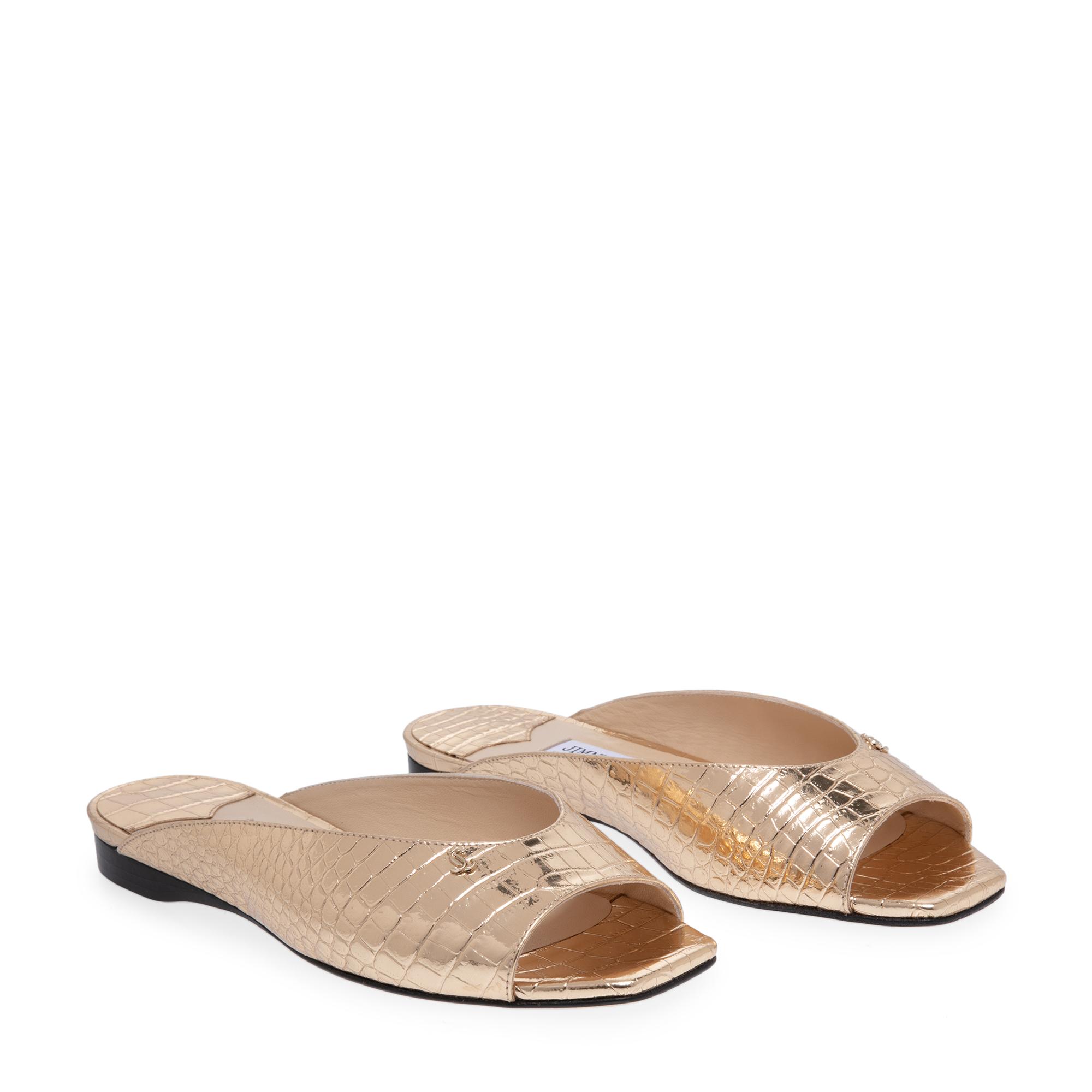 Jynx flat sandals, Gold