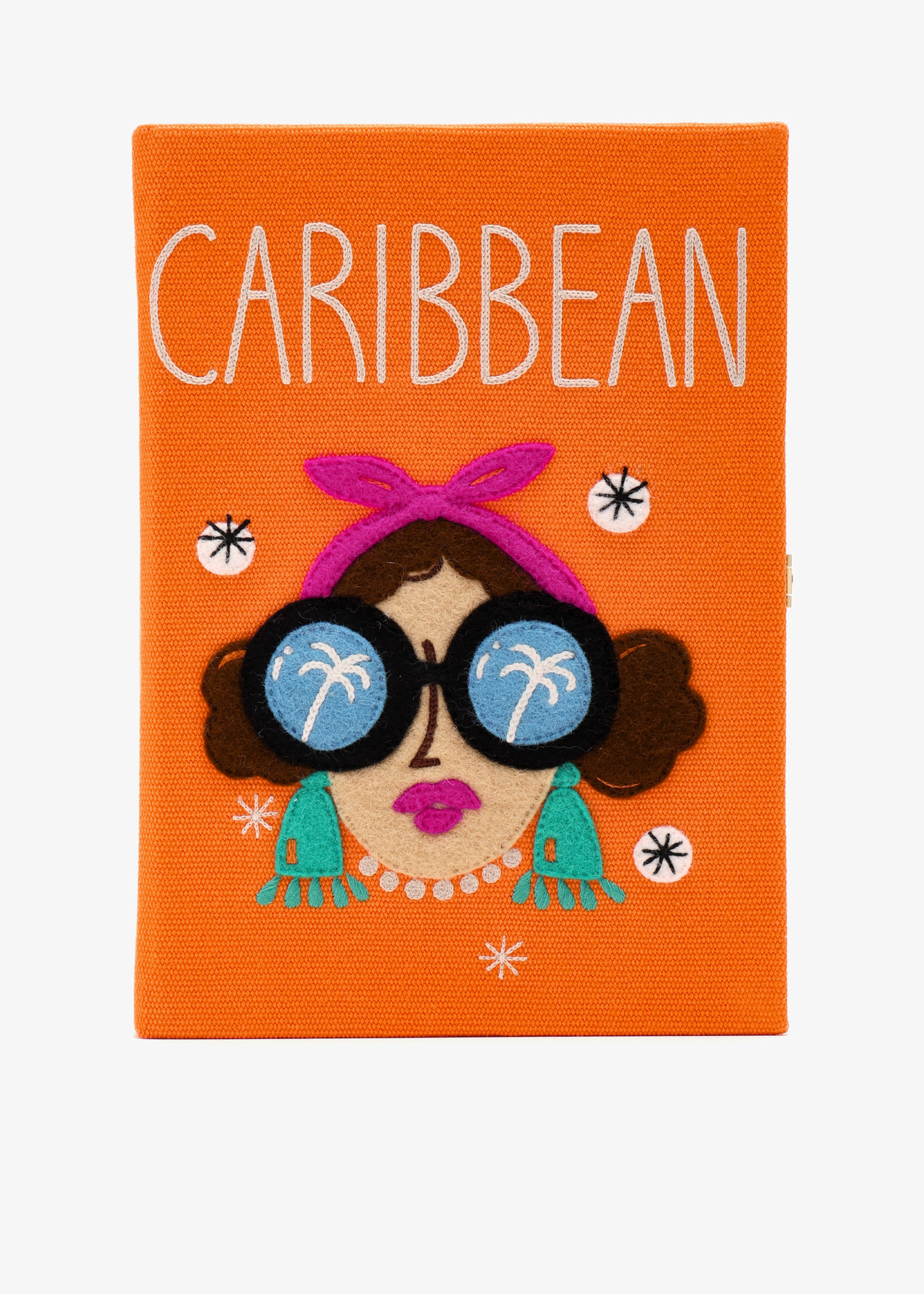 Caribbean book clutch, Orange
Caribbean book clutch, Orange