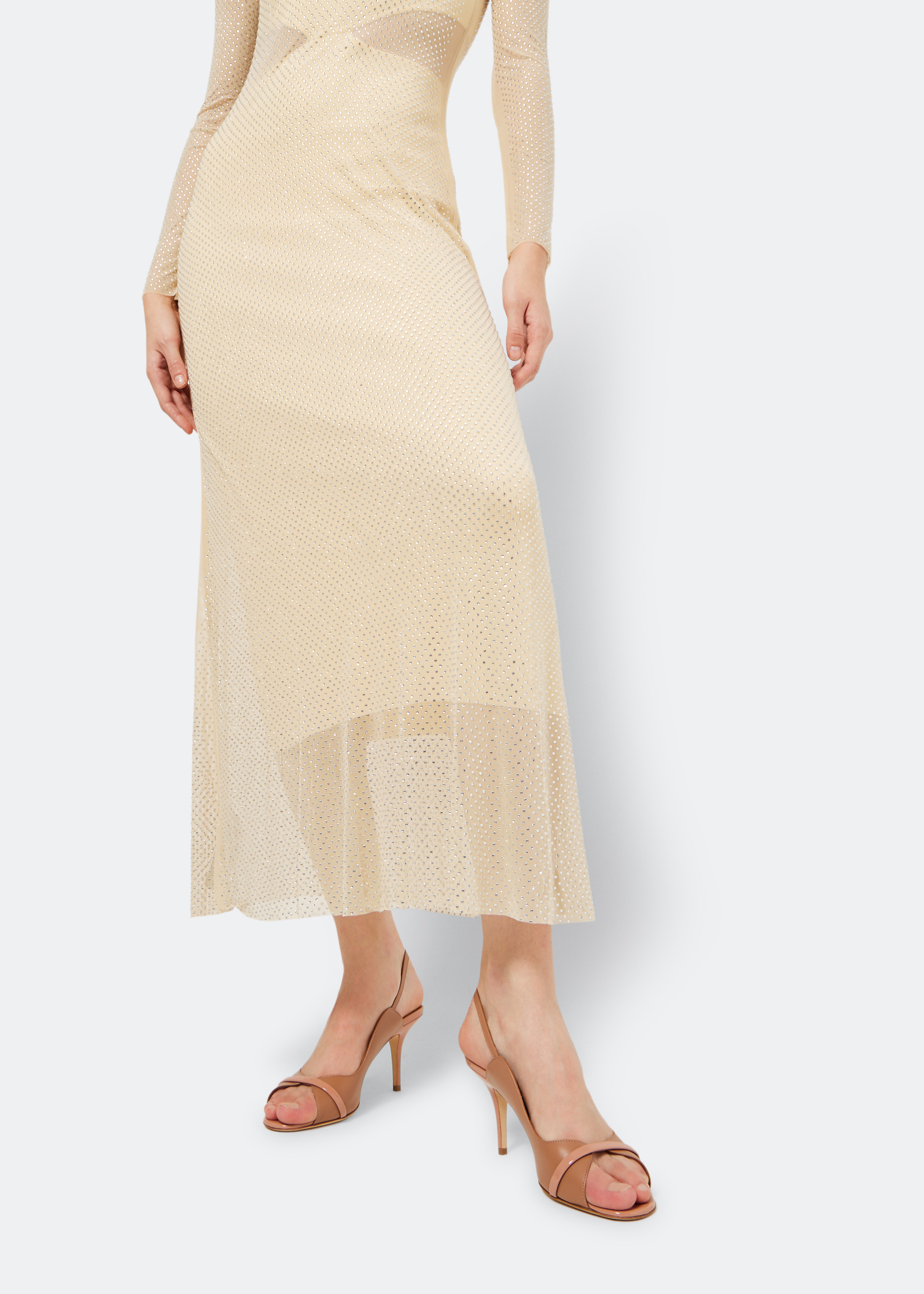 Jenny 70 sandals, Beige