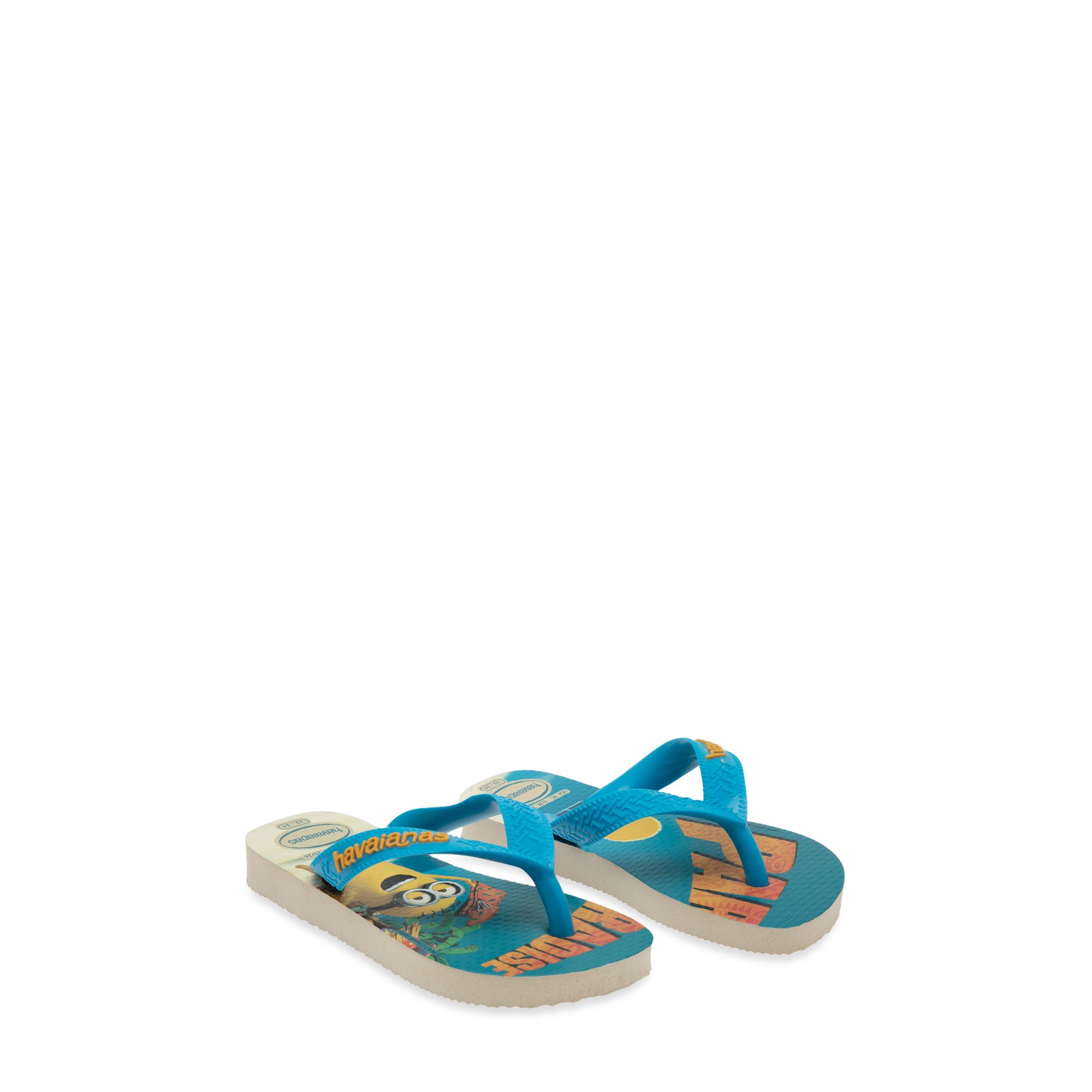 Minions flip flops, Beige