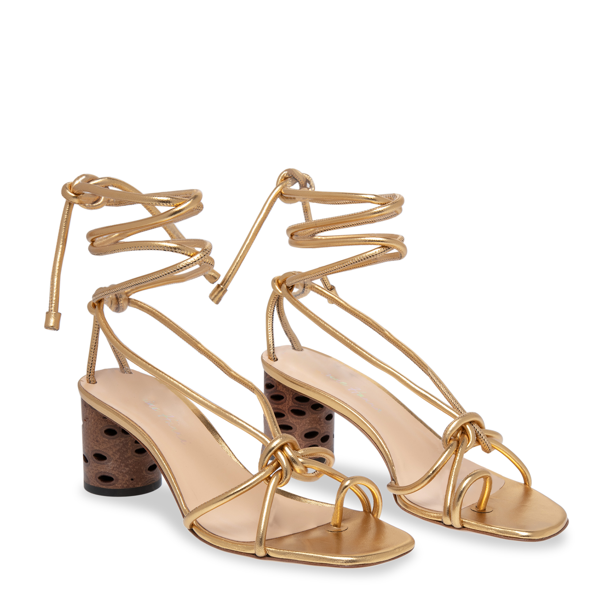 Bad Banksia Strappy sandals, Gold
