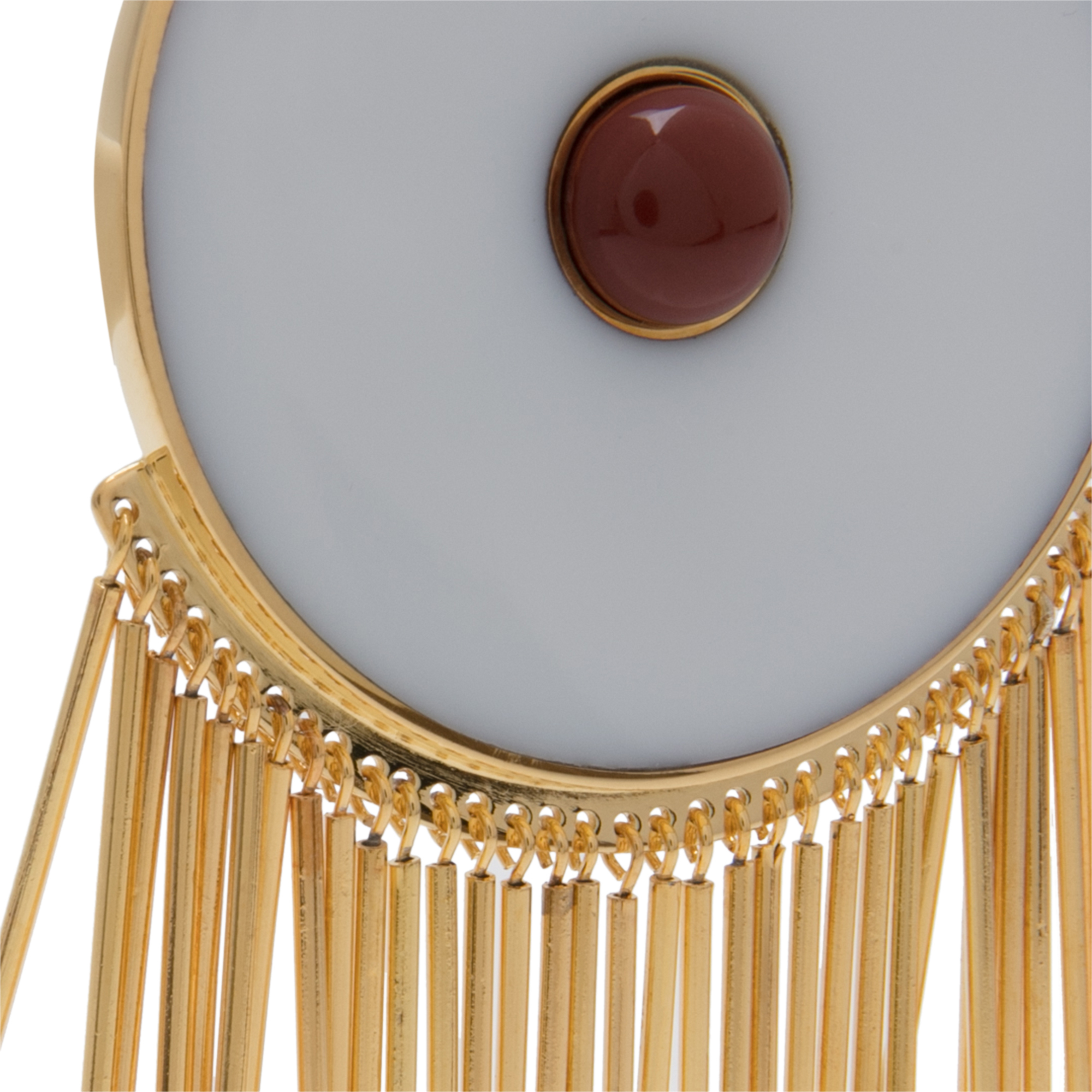 Lluvia earrings, White