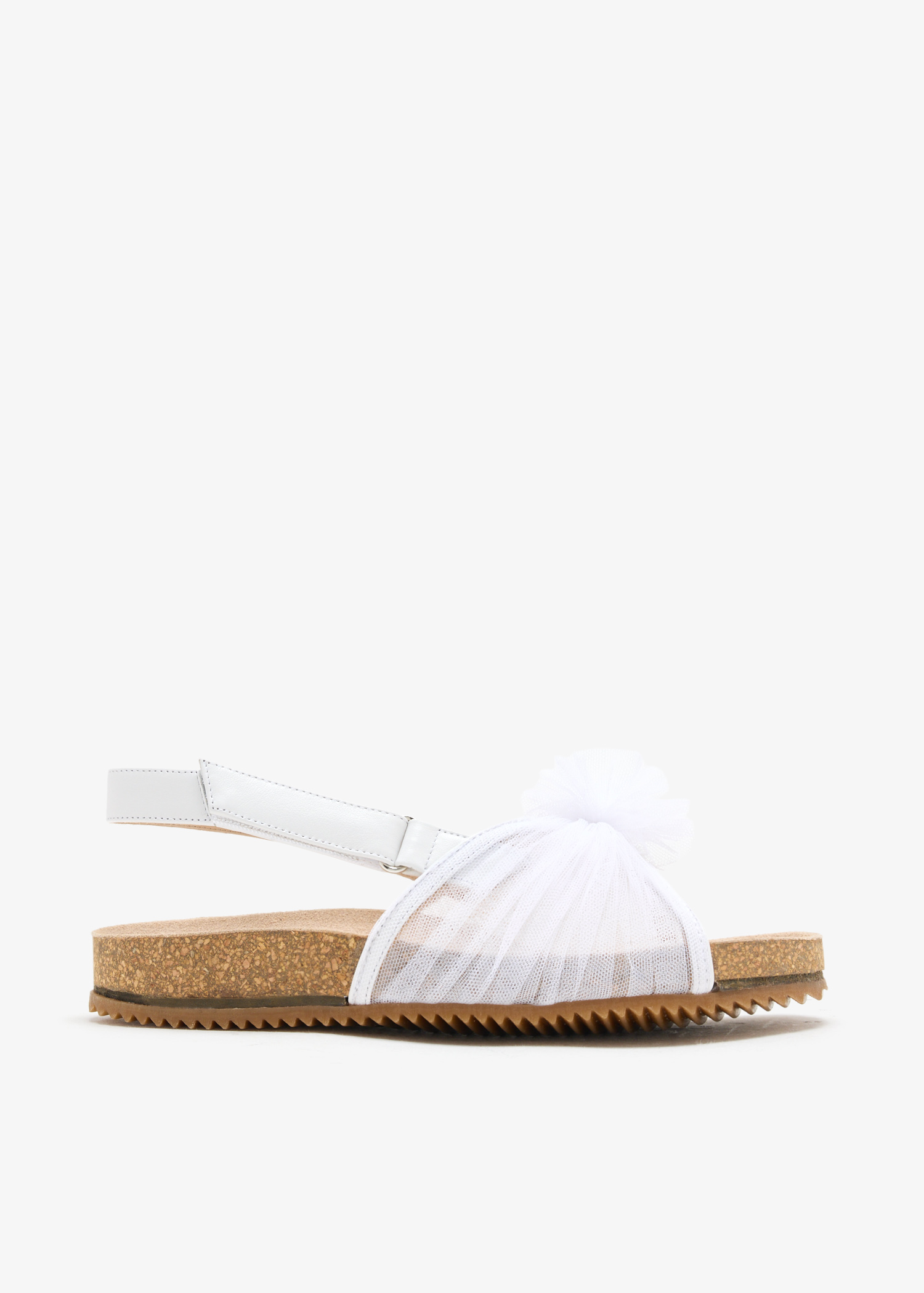 Lola mini cork sandals, White
Lola mini cork sandals, White