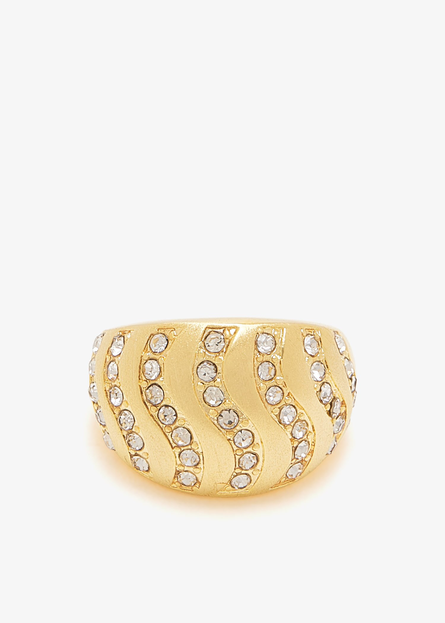 Aurora Wave chunky ring, Gold
Aurora Wave chunky ring, Gold