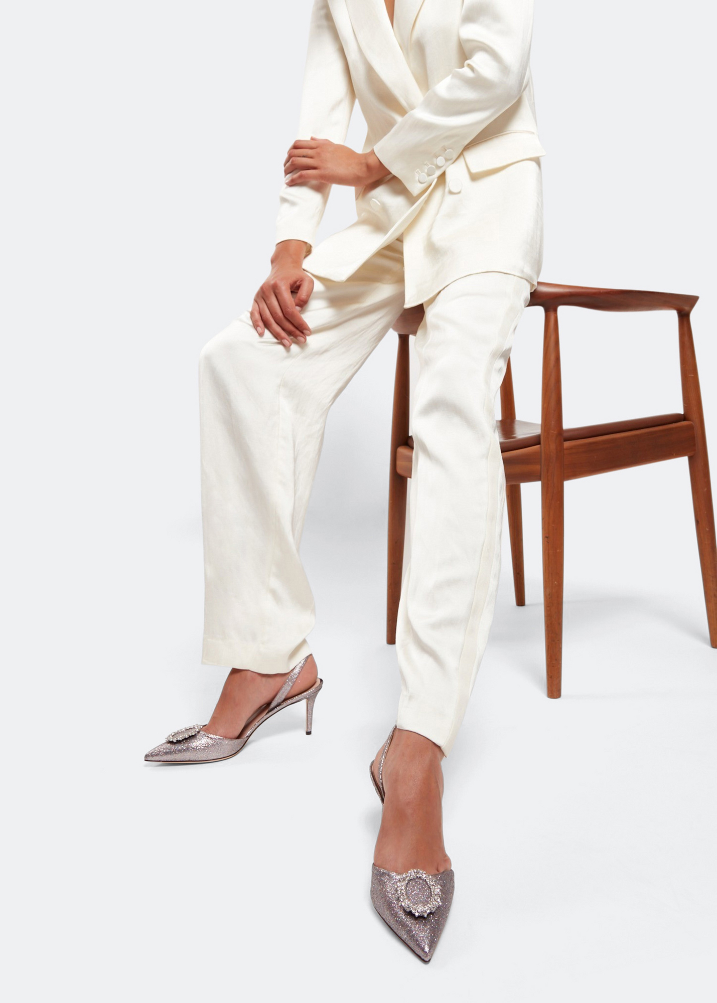 Mabel pumps, Metallic