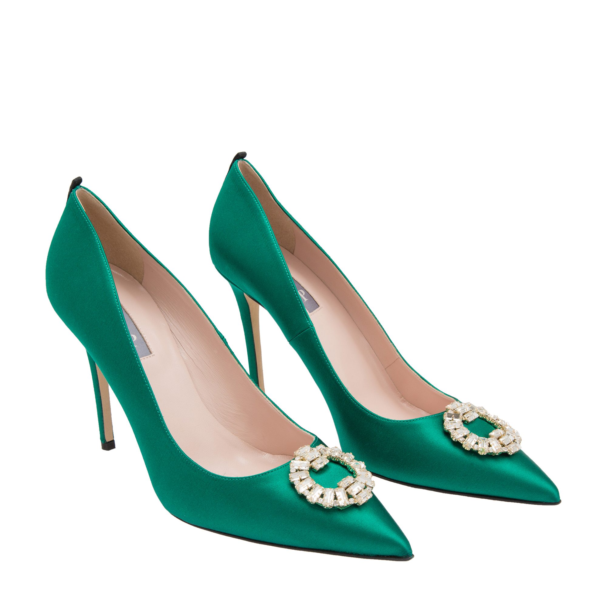 Maddalena pumps, Green