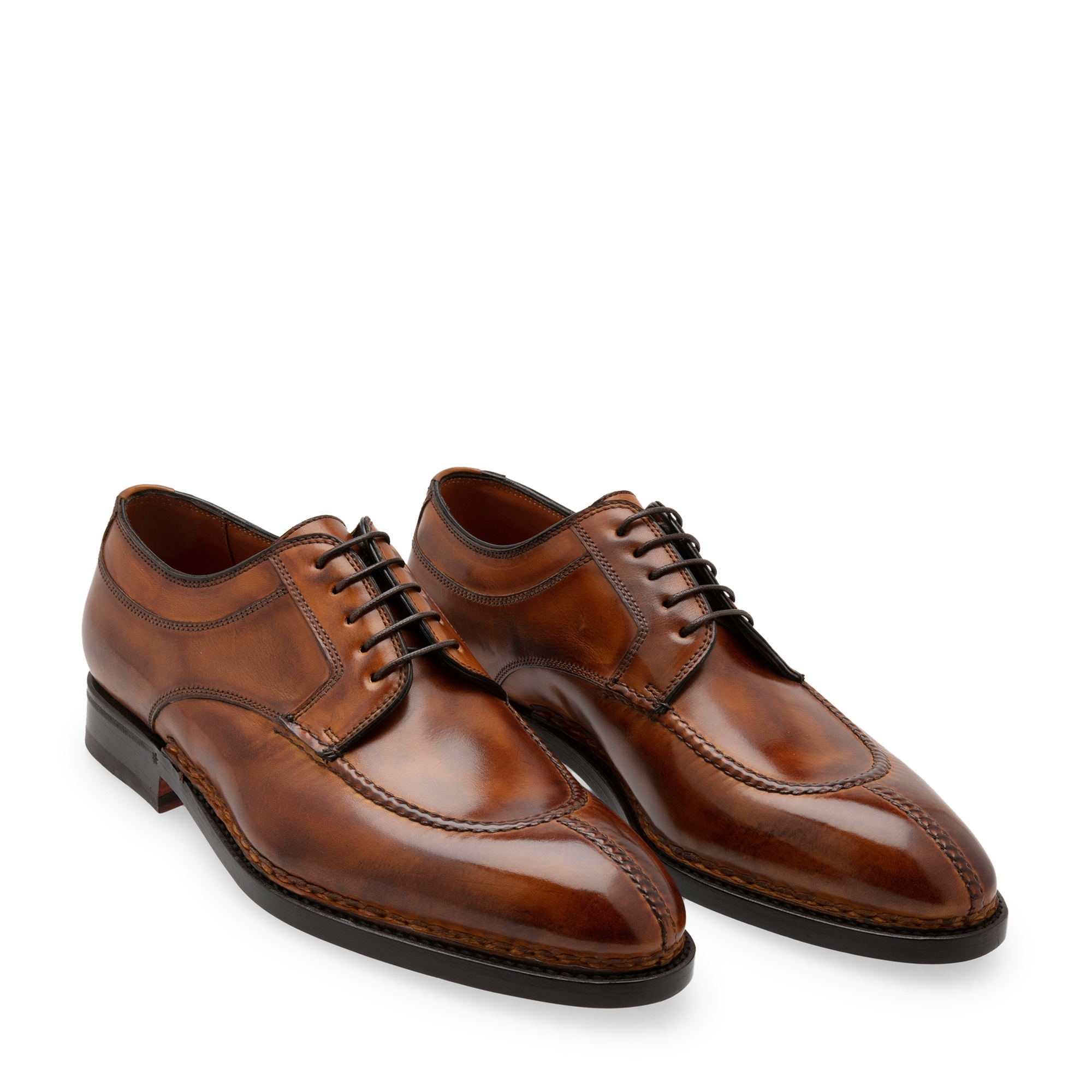 Magnifico derby lace-up shoes, Brown
