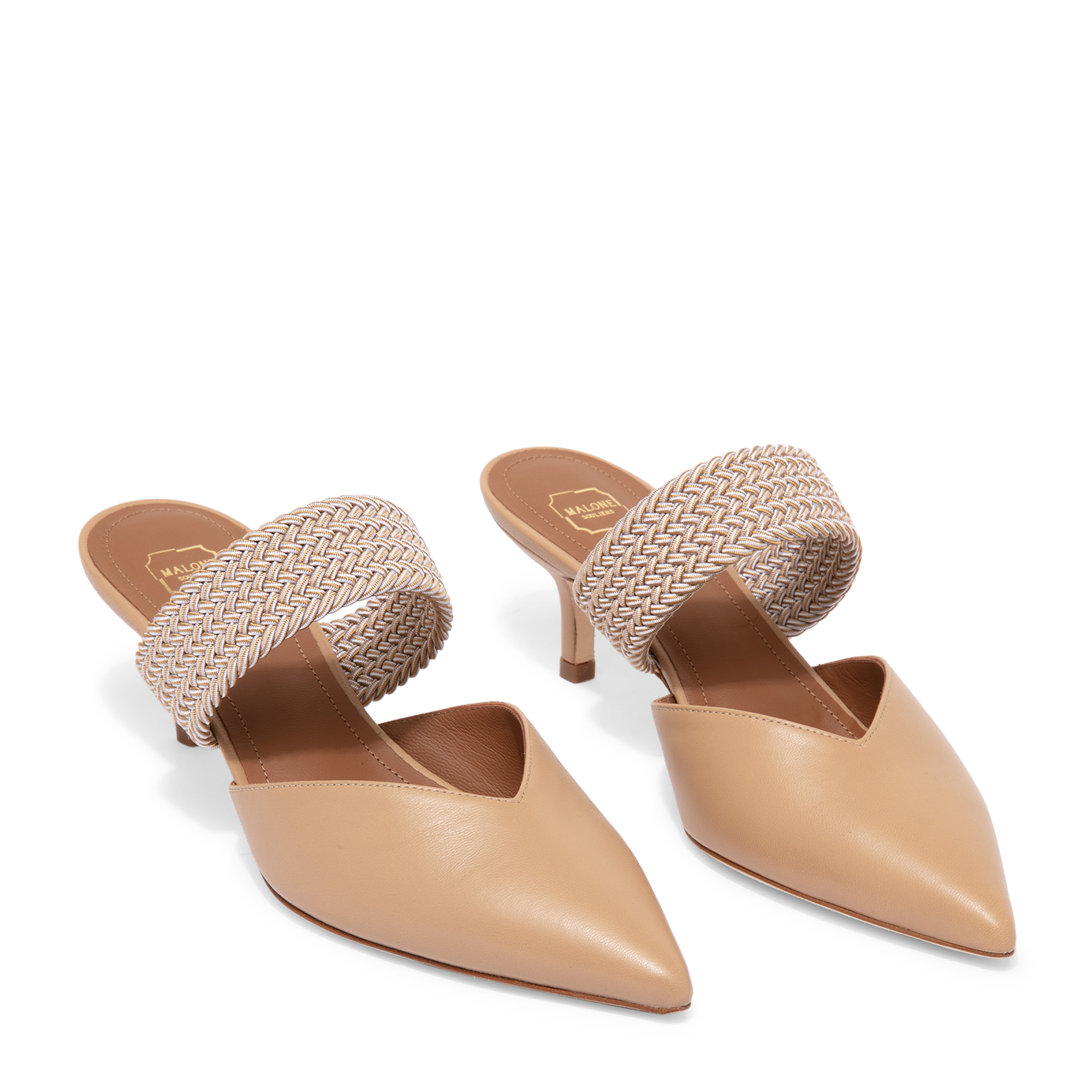Maisie mules, Beige