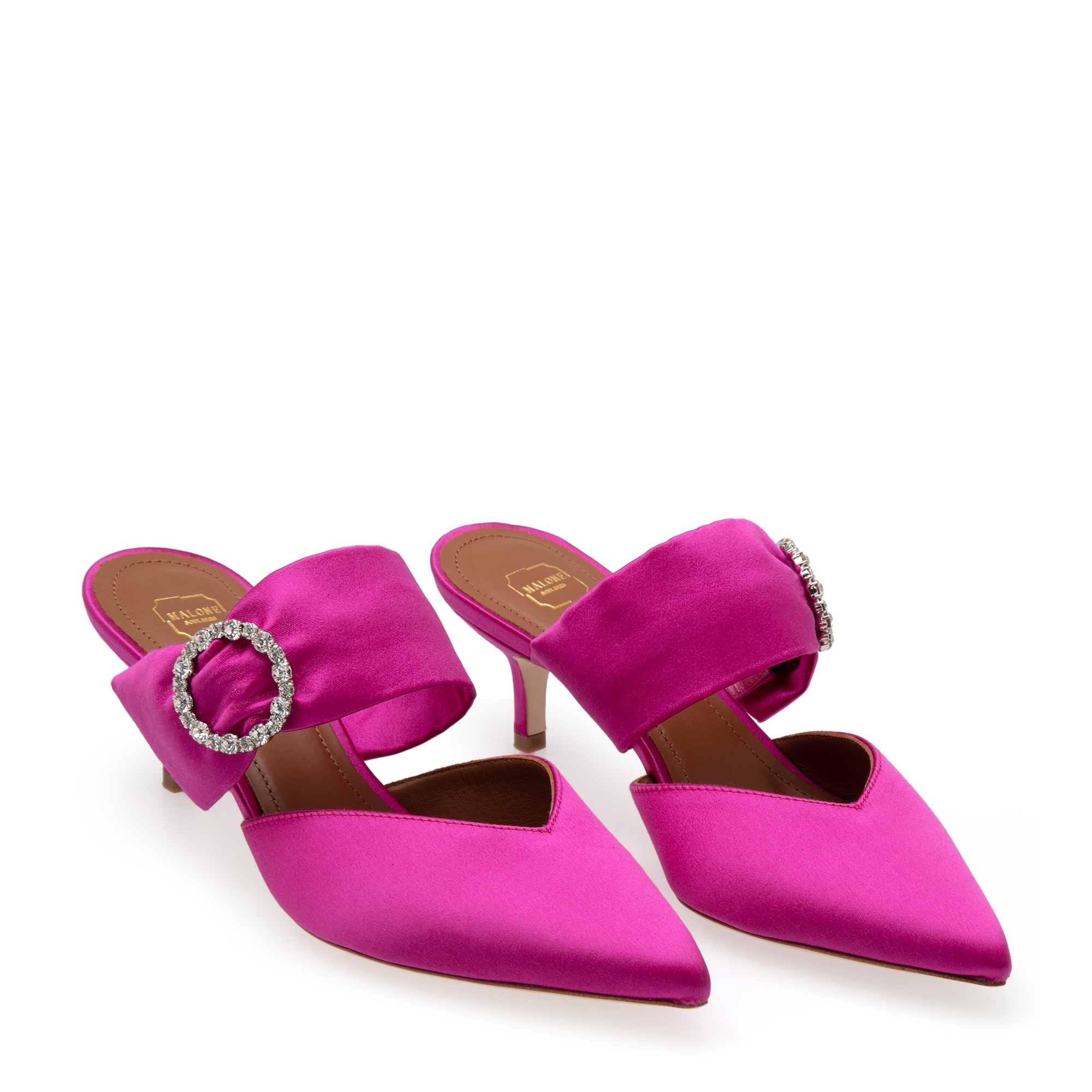 Maite Crystal mules, Pink