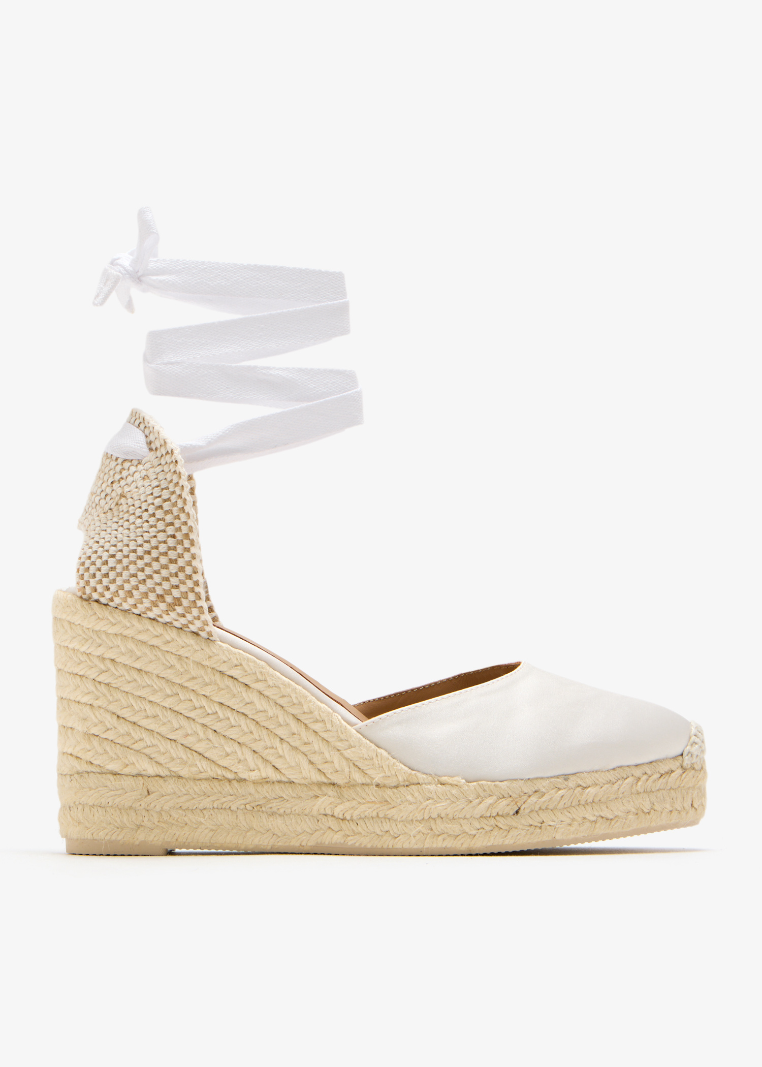 Maria wedge espadrilles, White
Maria wedge espadrilles, White
